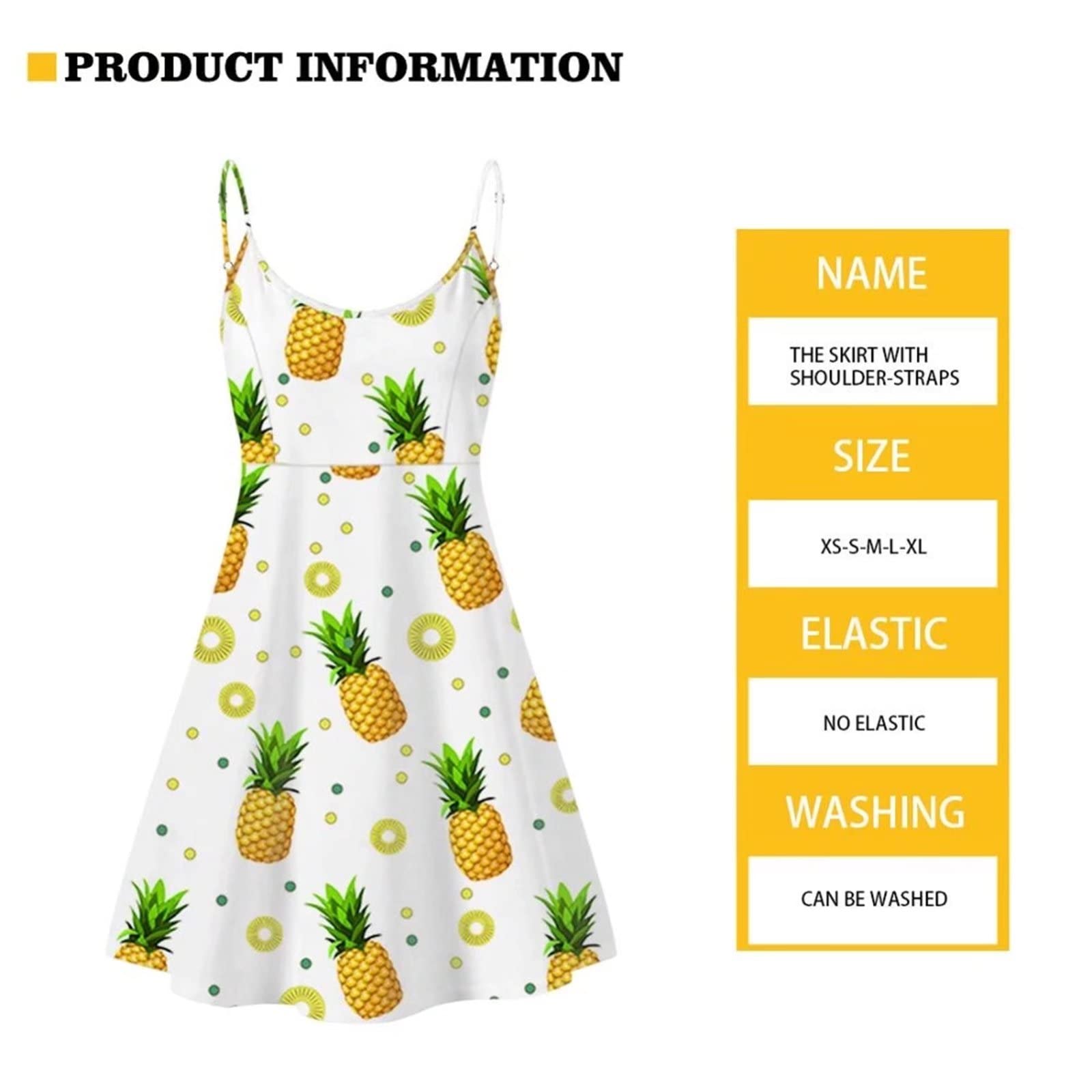 SEANATIVE Women's Summer Beach Sundress - Adjustable Spaghetti Strap Sleeveless Casual Dress for Vacation, Pool Party & Outdoor Activities