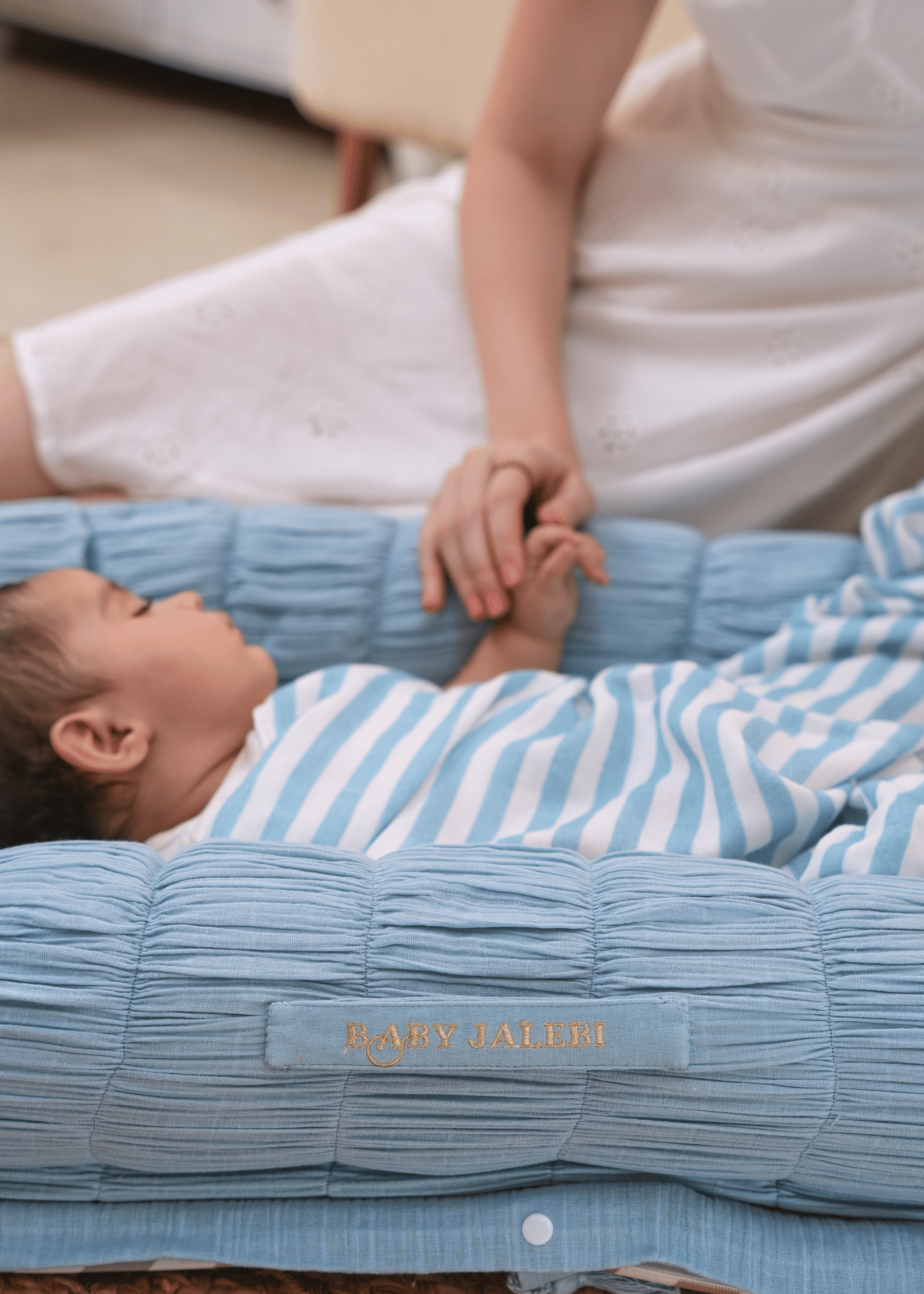 The Sleep Cloud Nest - Ultra Soft Memory Foam Pillow for Side, Back & Stomach Sleepers | Blue | Perfect for Home, Travel & Office Use