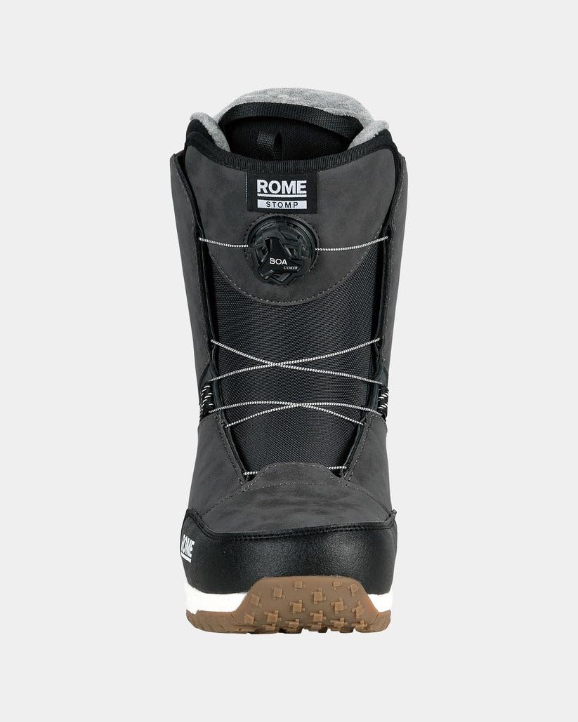 Rome Snowboards Men's Stomp BOA Snowboard Boots - Waterproof, Comfortable & Durable for All-Mountain Riding | Perfect for Freestyle, Park & Powder Snowboarding