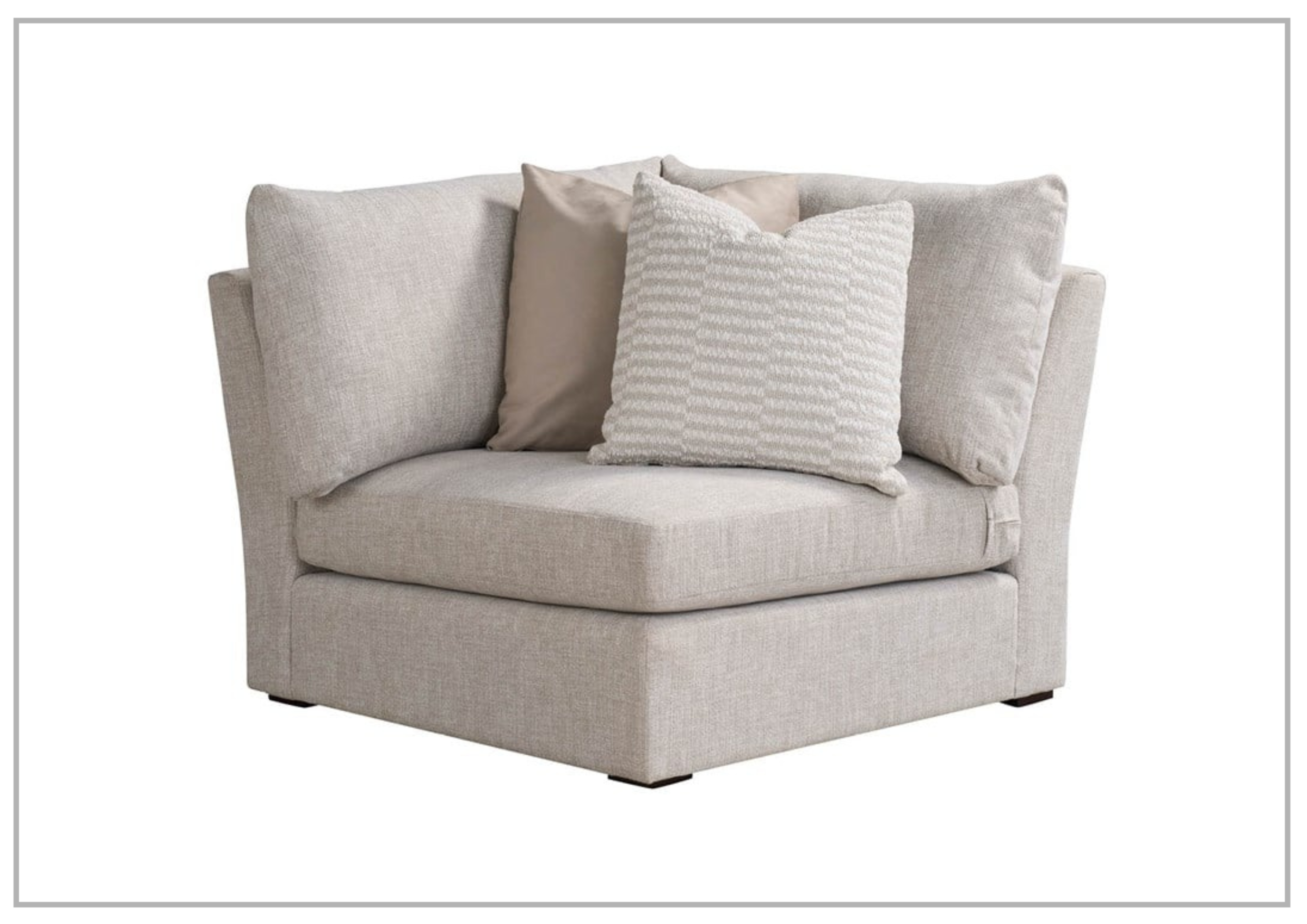 Hadlee L-Shaped Sectional Fabric Sofa - Universal Beige Modern Living Room Furniture for Small Spaces & Apartments | Perfect for Family Gatherings & Movie Nights