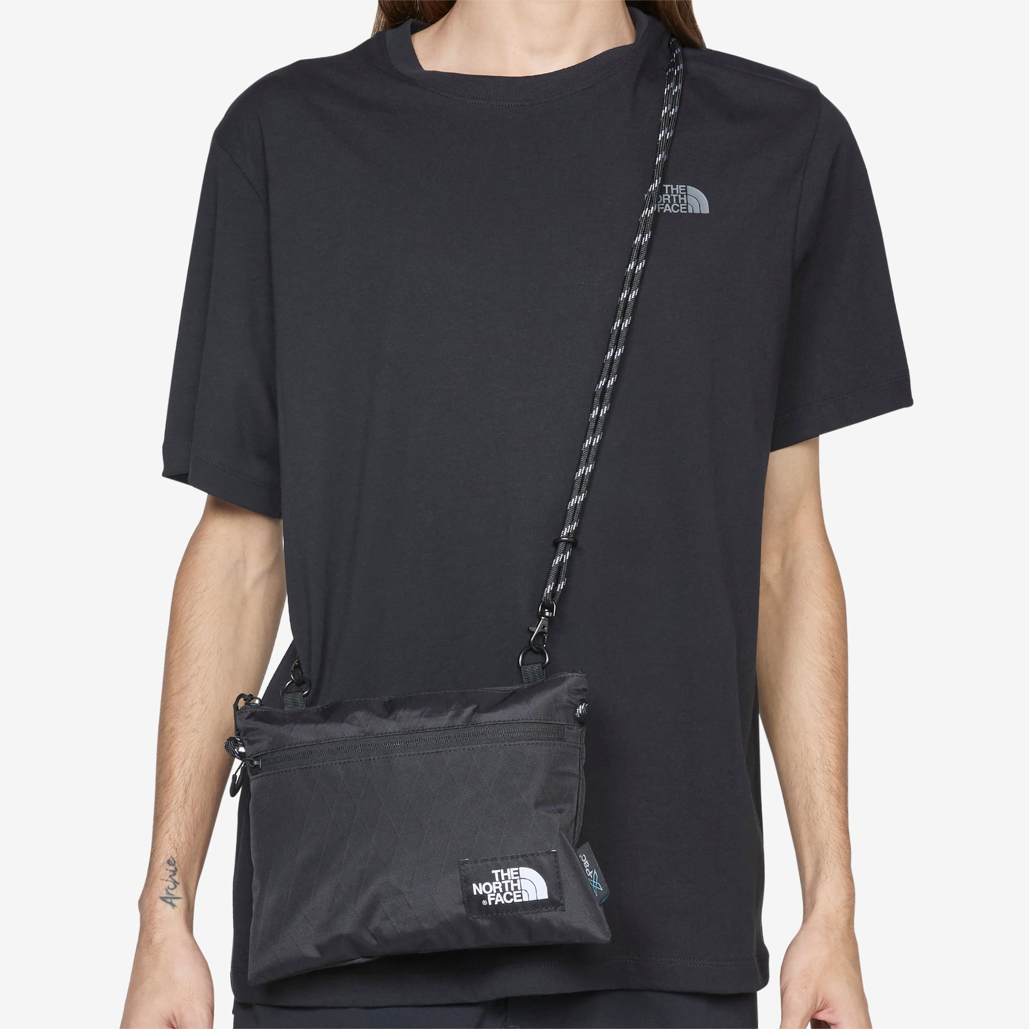 Lightweight Shoulder Bag TNF Black - Durable & Stylish Crossbody Bag for Travel, Hiking & Everyday Use