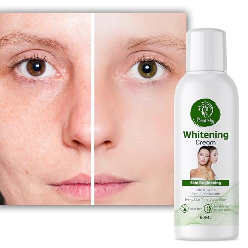 Beutisky Skin Brightening Cream for Men & Women - Visibly Minimizes Dark Spots, Evens Skin Tone, Oil-Free Repairing Face Cream for Glowing Radiance (1 Pack) | Perfect for Daily Skincare Routine & Nighttime Repair