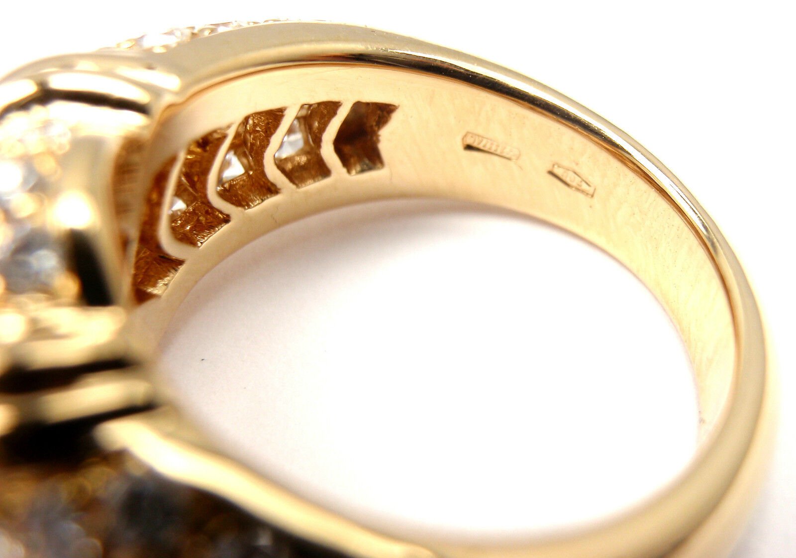 Authentic Bvlgari Bulgari 18K Yellow Gold 2 Carat Diamond Ring for Women - Luxury Jewelry Gift for Anniversary, Engagement & Special Occasions