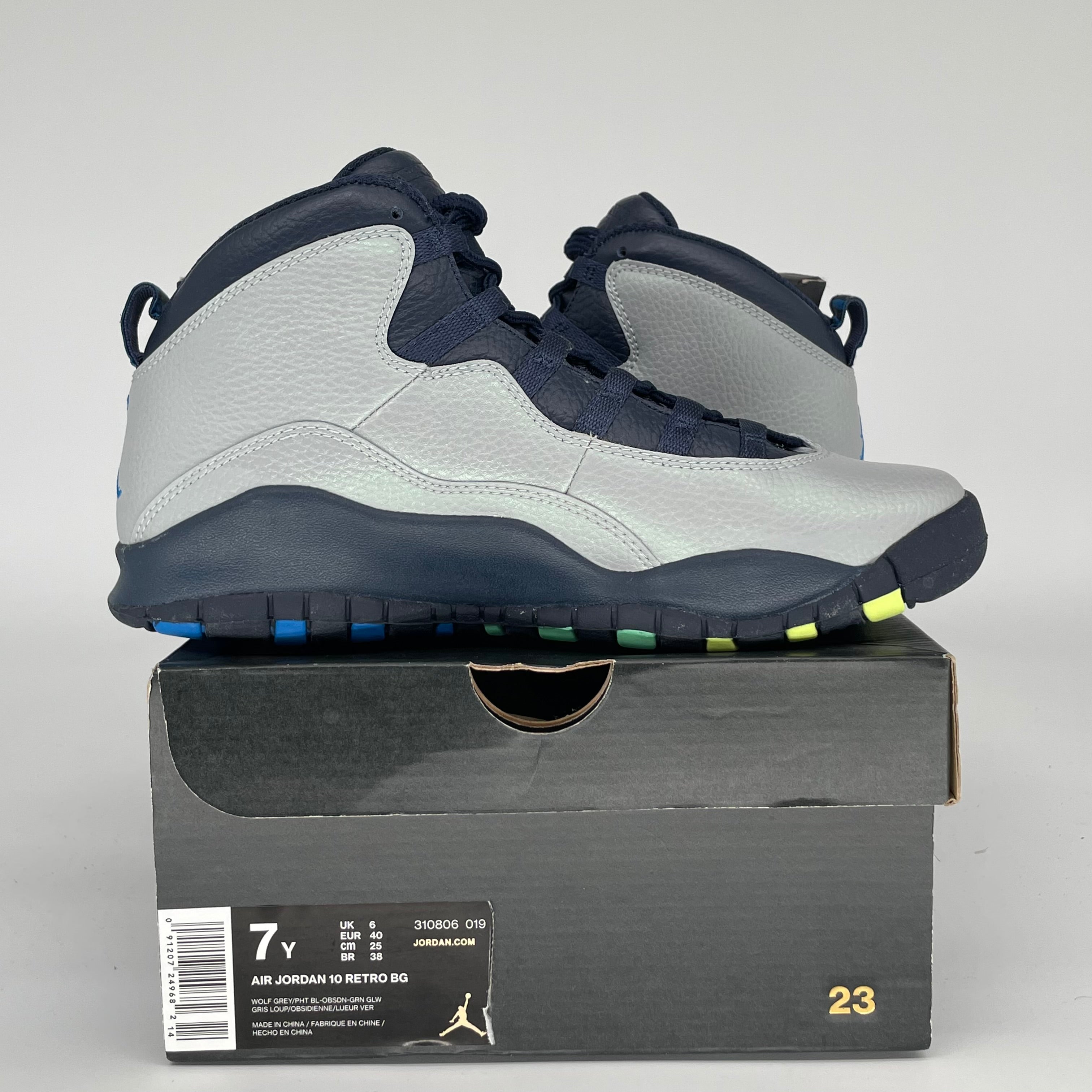AIR JORDAN 10 RIO Basketball Shoes - Size 7Y (310806-019) - Men's/Women's Sneakers for Running, Training & Casual Wear