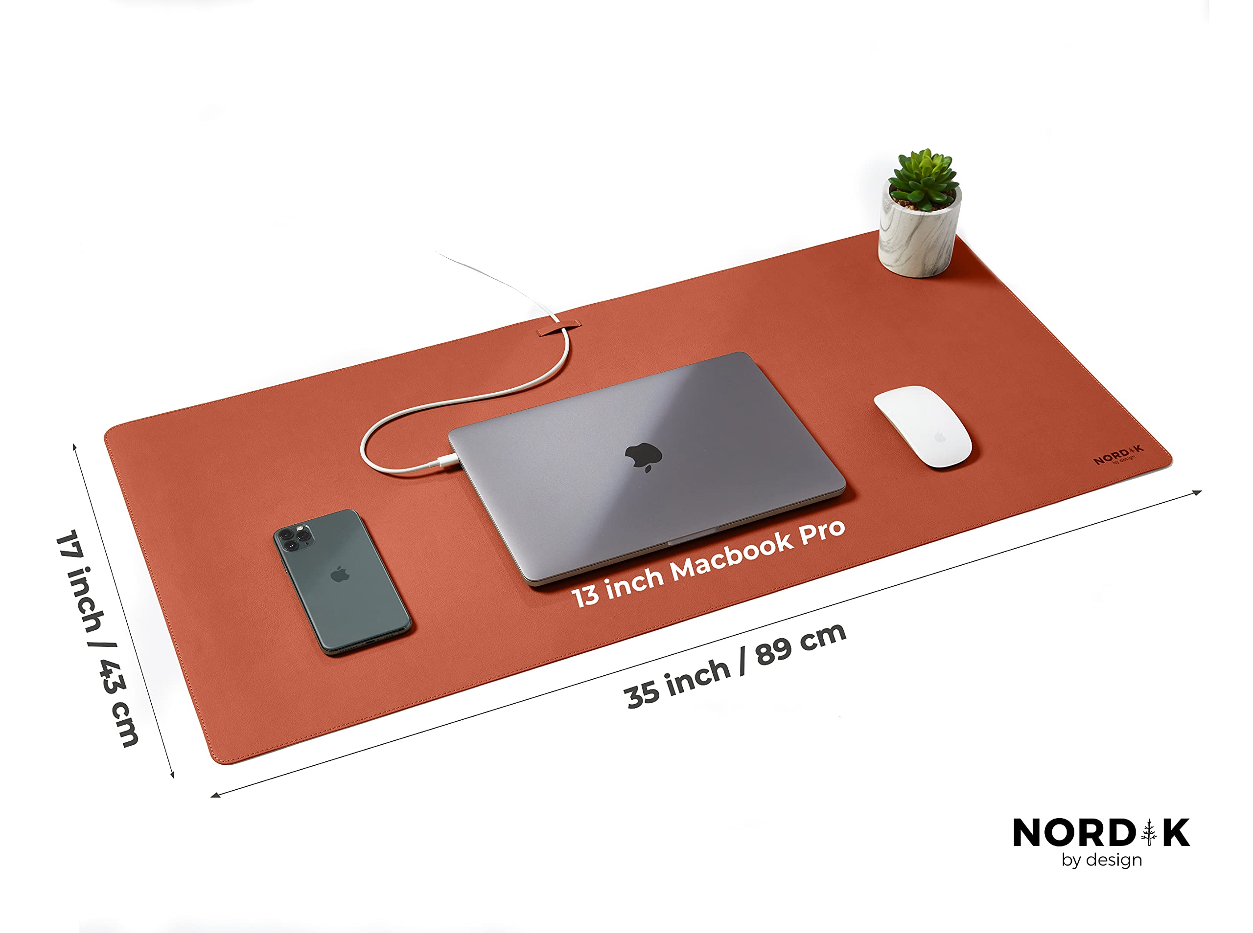 Premium Cork Leather Desk Mat - 35