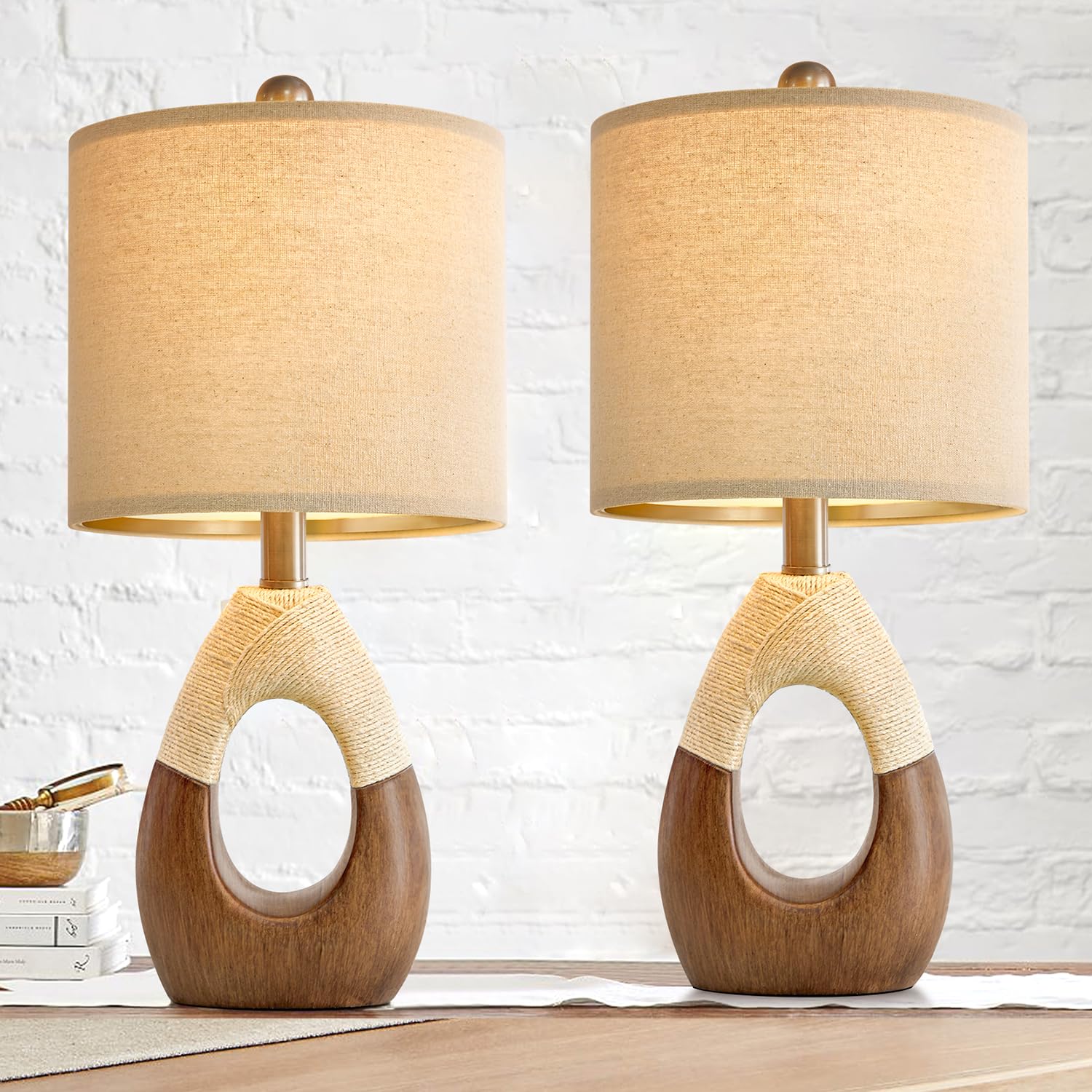 OYEARS Boho Table Lamps Set of 2 - 19
