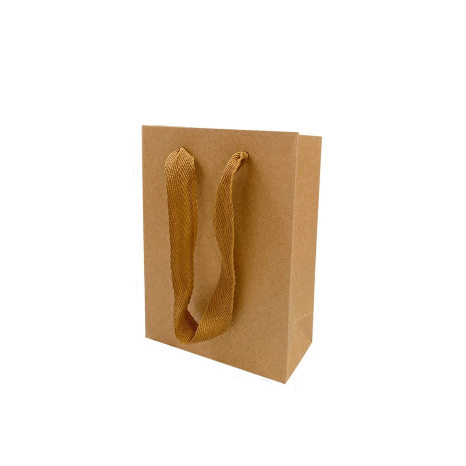 30-Pack SENTIM Your Heart Kraft Paper Gift Bags - Thickened & Durable with Handles (21x15x8cm) - Perfect for Birthday, Wedding, Party Favors & Holiday Gifting - Eco-Friendly Kraft Brown Color