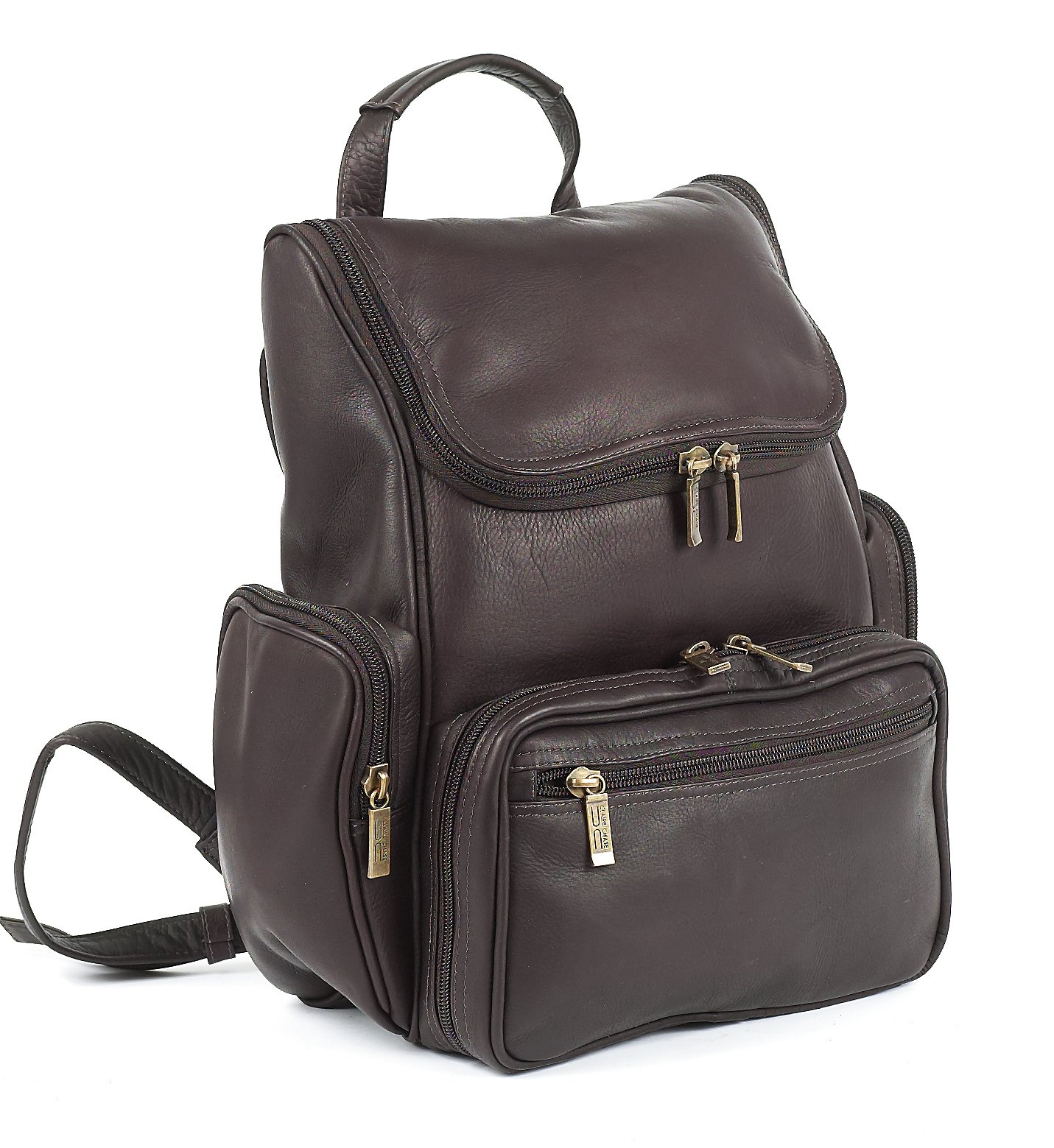 Claire Chase Guardian Laptop Backpack for Women & Men - Waterproof Travel Backpack with USB Charging Port, Anti-Theft Design - Perfect for Work, School, College & Business Travel (Cafe Brown, One Size)