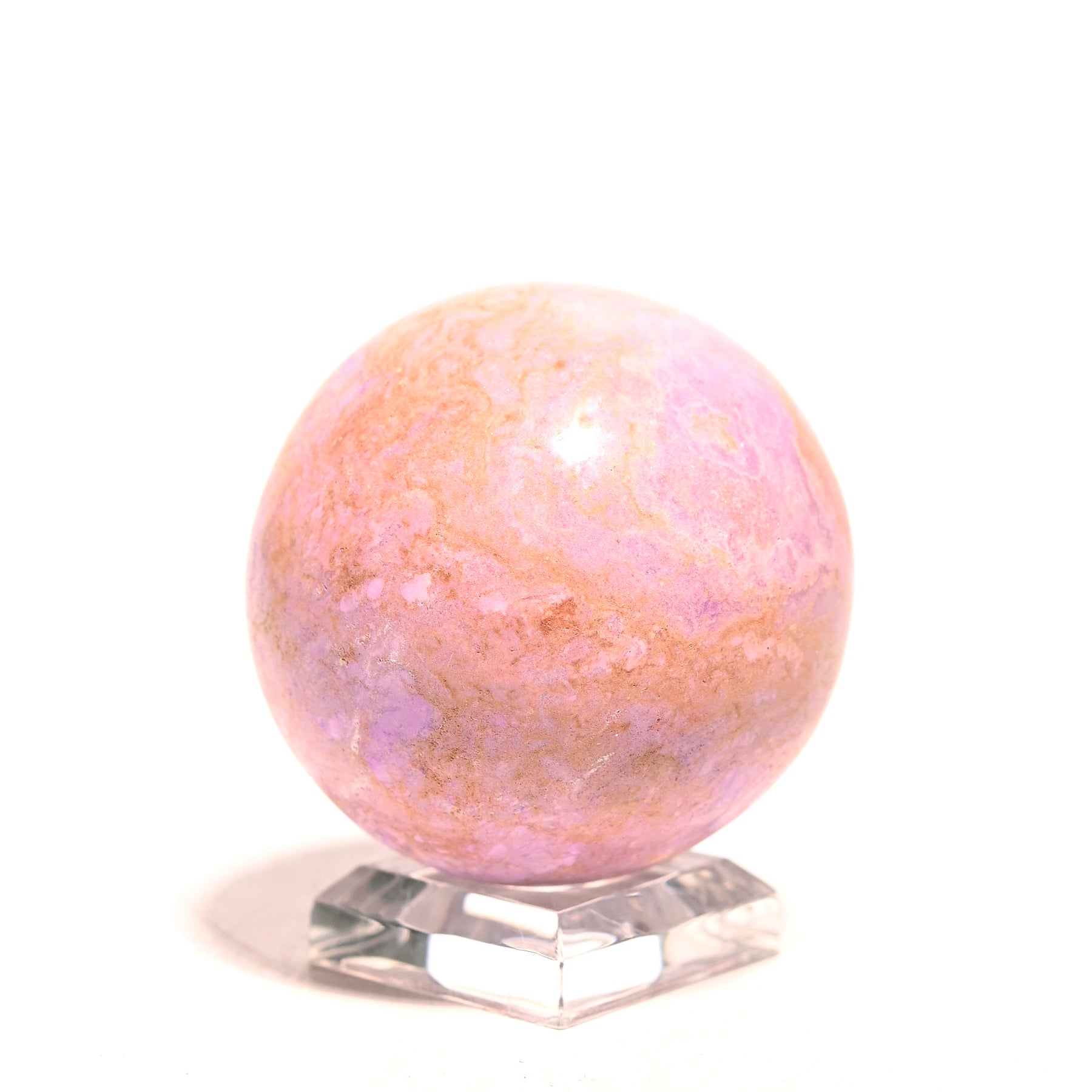 Natural Phosphosiderite Sphere - Healing Crystal for Meditation, Energy Work & Spiritual Growth | Perfect for Home Decor, Yoga & Reiki