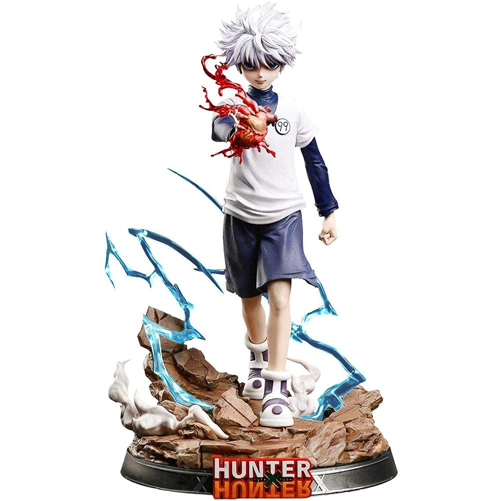 Hunter X Hunter Killua Zoldyck Anime Action Figure - 10.6 Inch Collectible Figma Model Toy for Kids & Fans - Perfect for Display, Gifts, and Cosplay Scenes