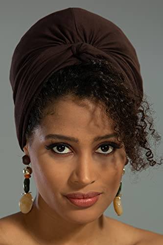 Stylish Cotton Turban Head Wrap for Women - Soft & Breathable Hair Scarf - Perfect for Yoga, Beach, or Everyday Fashion Accessory