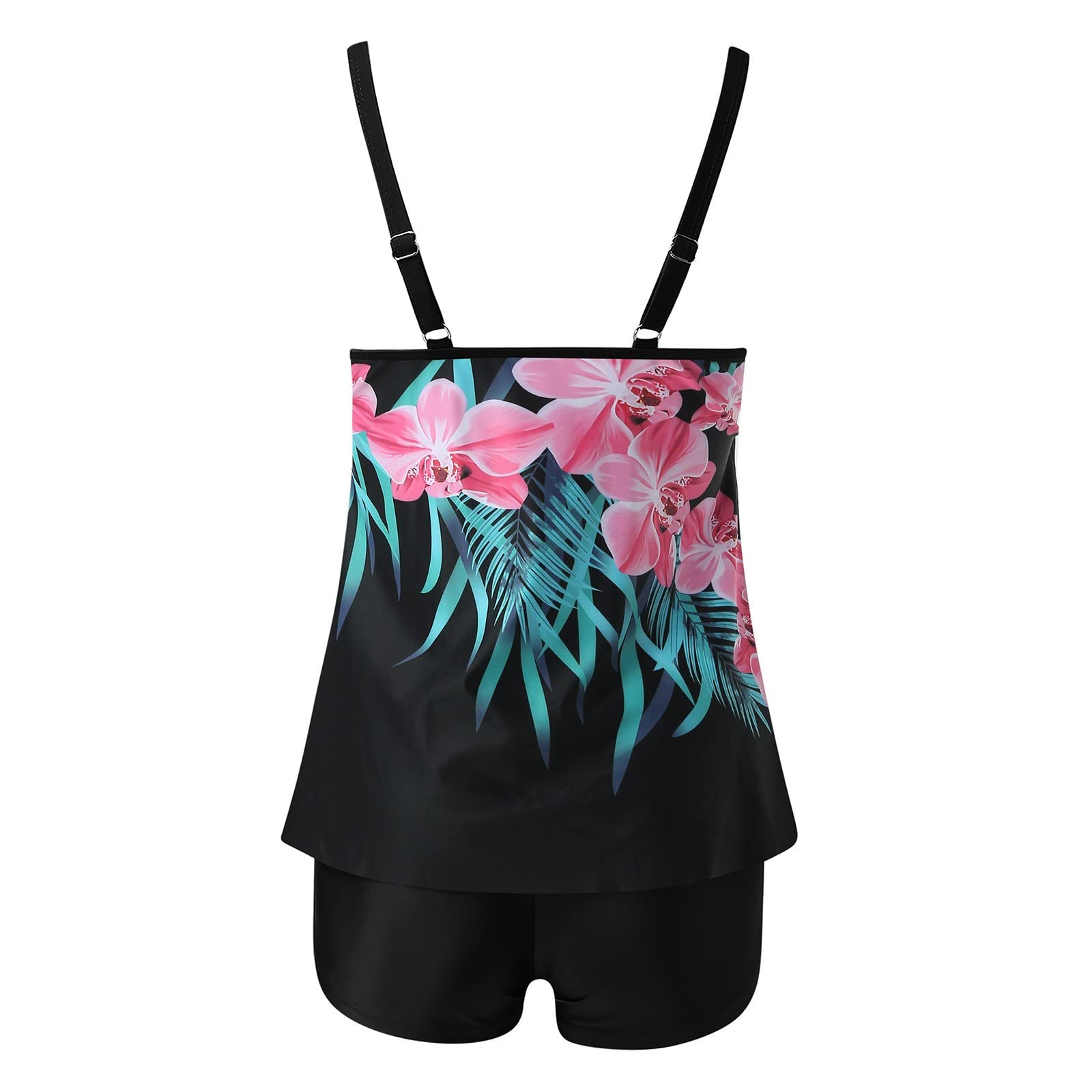 **Trendy Women's Tankini Swimsuits 2024 - Blouson Swim Top & Boy Shorts 2-Piece Bathing Suit for Summer | Beach, Pool & Vacation Swimwear**