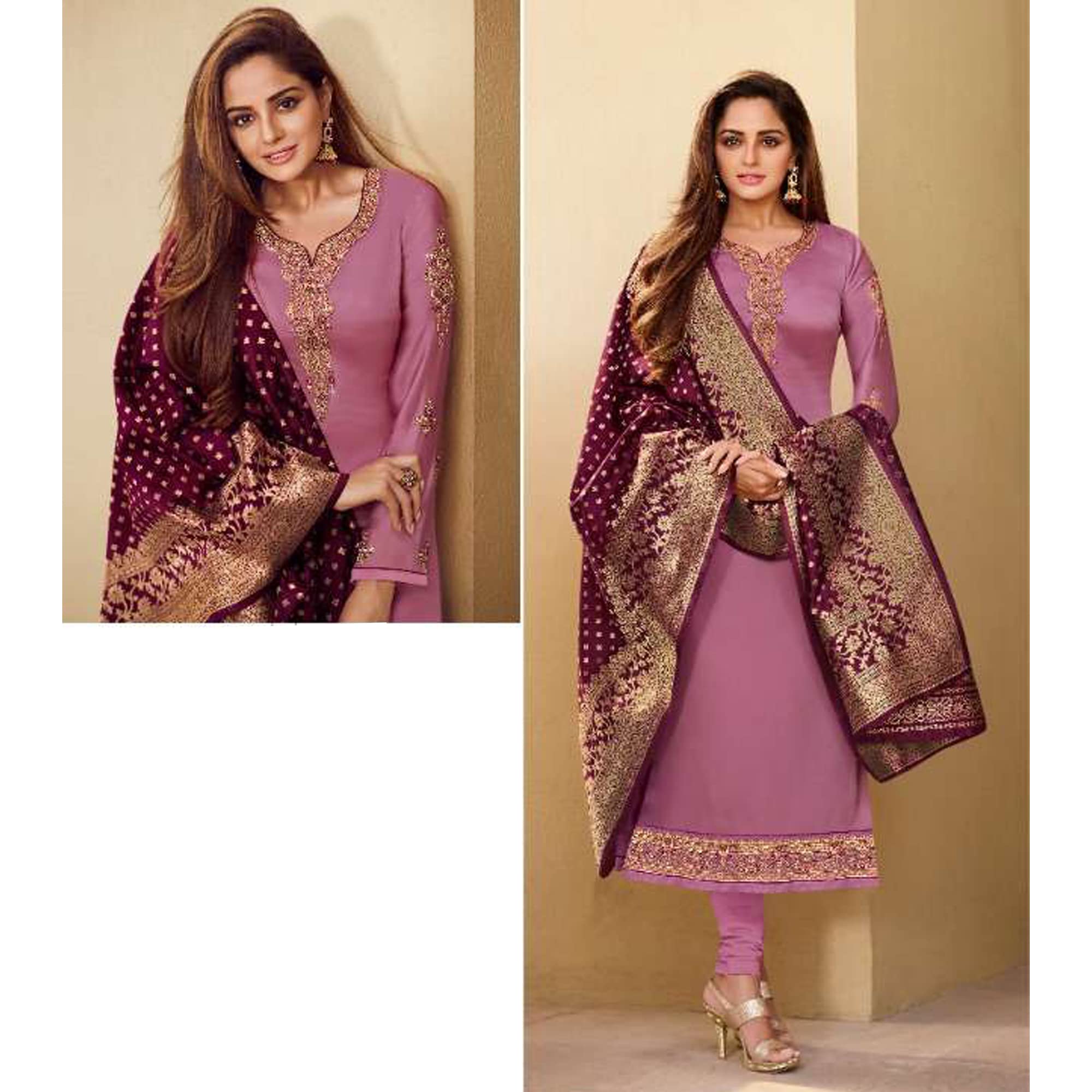 Stylish Ready-to-Wear Churidar Salwar Kameez Dupatta Dresses for Women | Designer Indian Outfits | Perfect for Weddings, Parties & Festive Occasions