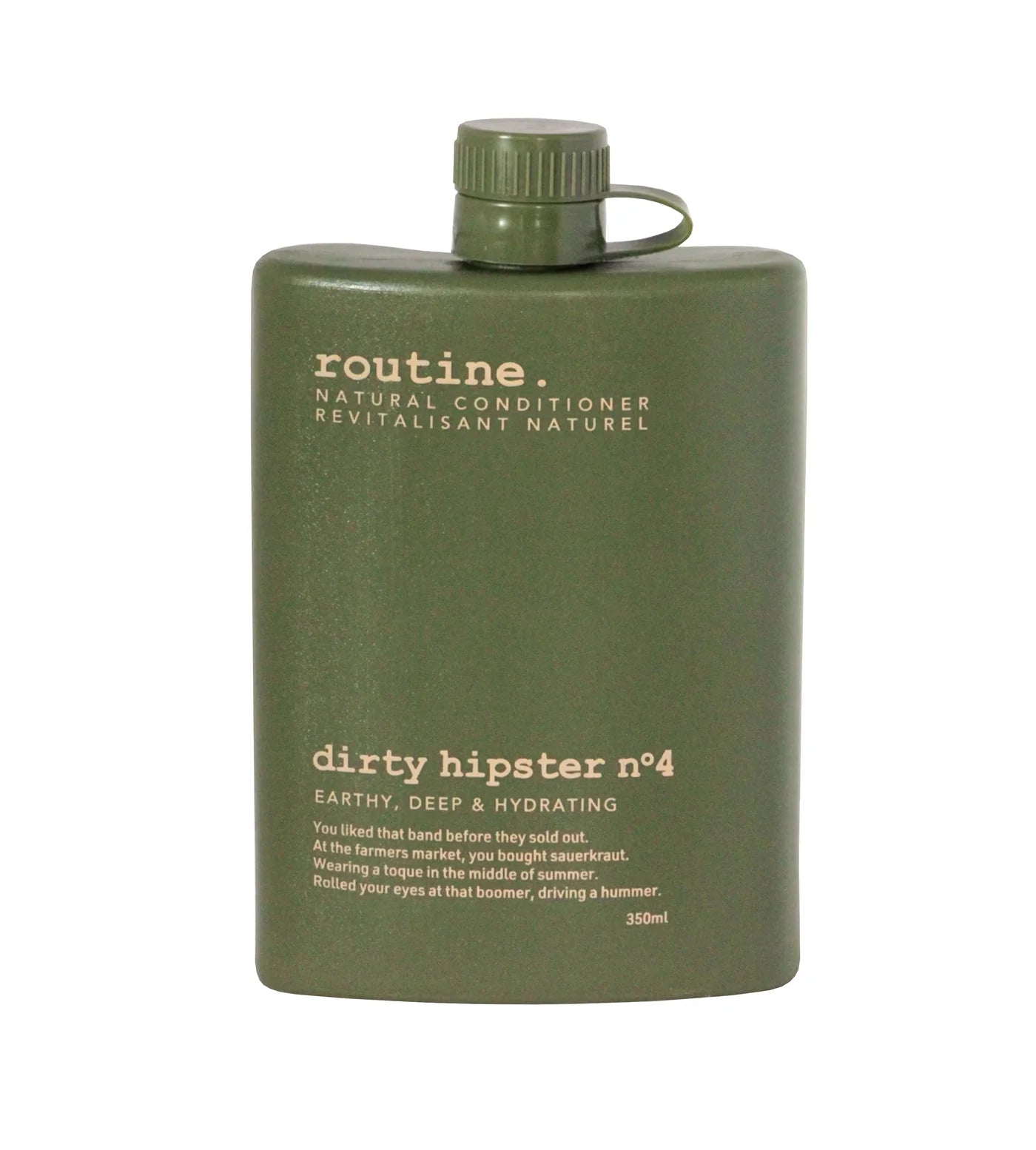 Dirty Hipster No.4 Hair Conditioner for Men - Natural & Organic Hair Care for Curly, Wavy & Thick Hair - Perfect for Daily Use & Styling