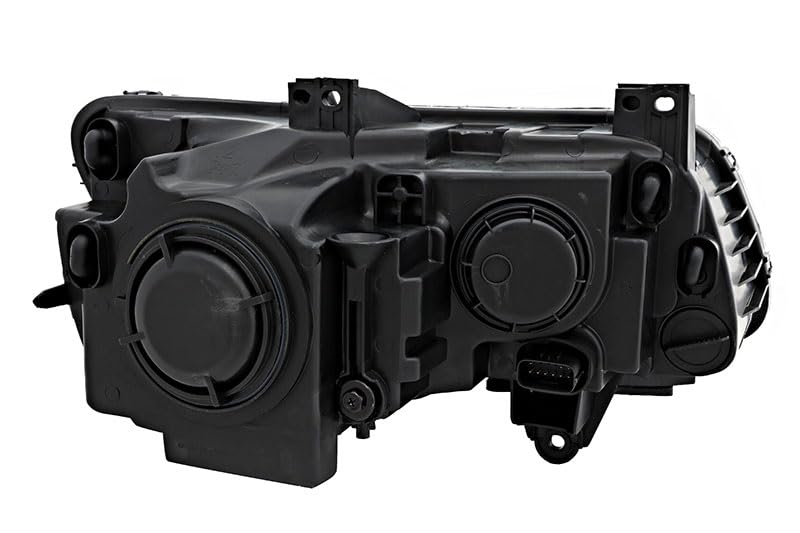 Chrysler 300 Headlights Halogen Replacement Set - Black Trim for 2015 2016 2017 Models - Driver & Passenger Side - Perfect for Night Driving & Auto Upgrades