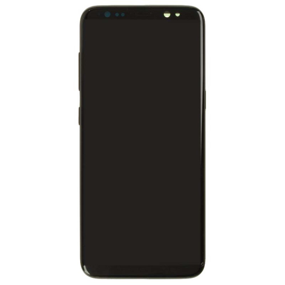 Original LCD Screen, Digitizer & Frame Replacement for Samsung Galaxy S8 (Black) - OEM Quality with Pre-Applied Adhesive | Perfect for DIY Phone Repair & Screen Replacement at Home