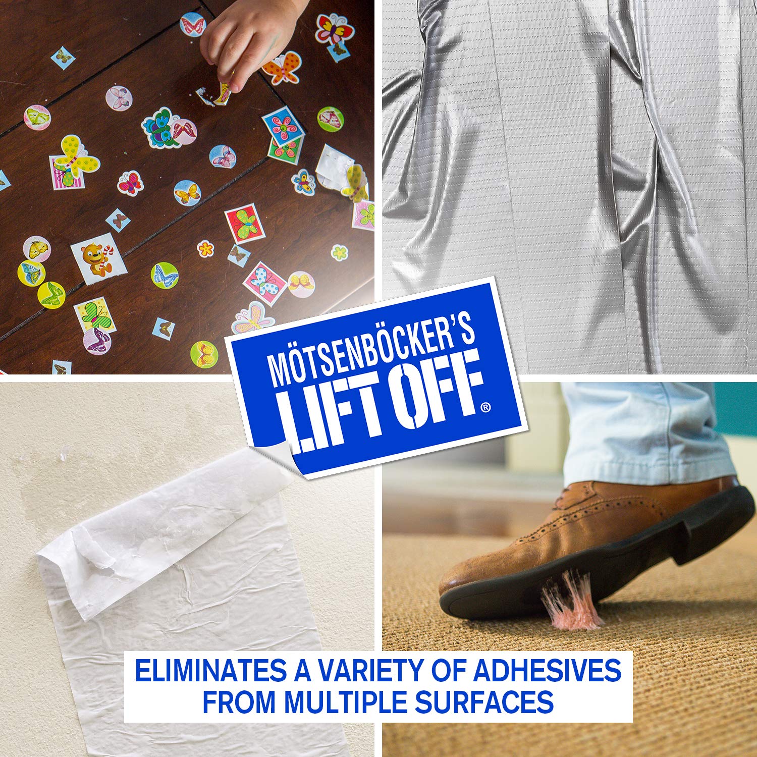 Motsenbocker’s Lift Off 40703-6PK 32-Oz Adhesive Remover - Safely Remove Stickers, Glue, Decals & Sticky Residue from Cars, Furniture, Tile & Wood | Perfect for Home Cleaning, Auto Detailing & DIY Projects