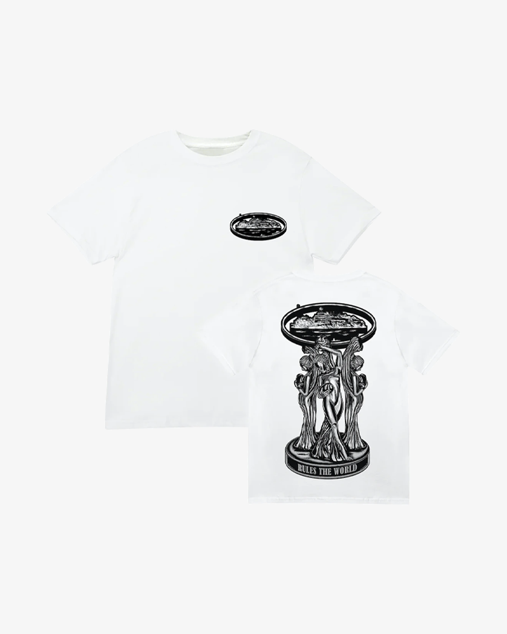 CORTEIZ WORLD IS YOURS T-Shirt - White Cotton Graphic Tee for Men & Women | Streetwear Fashion, Casual Wear, Gift Idea