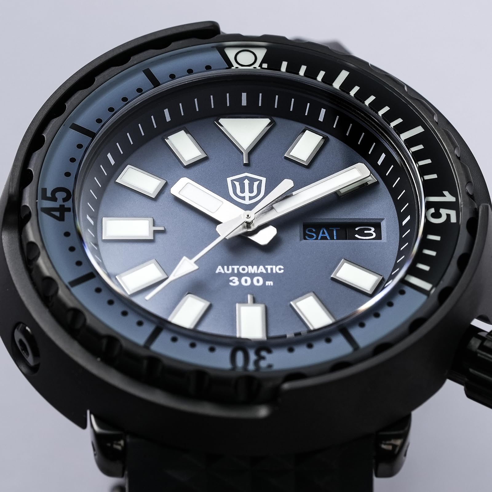 **Watchdives Men's Automatic Diver Watch NH35/NH36A Movement - 300M Waterproof, 47.5MM Case, Sapphire Crystal, Luminous Hands - Perfect for Scuba Diving, Swimming & Outdoor Adventures**