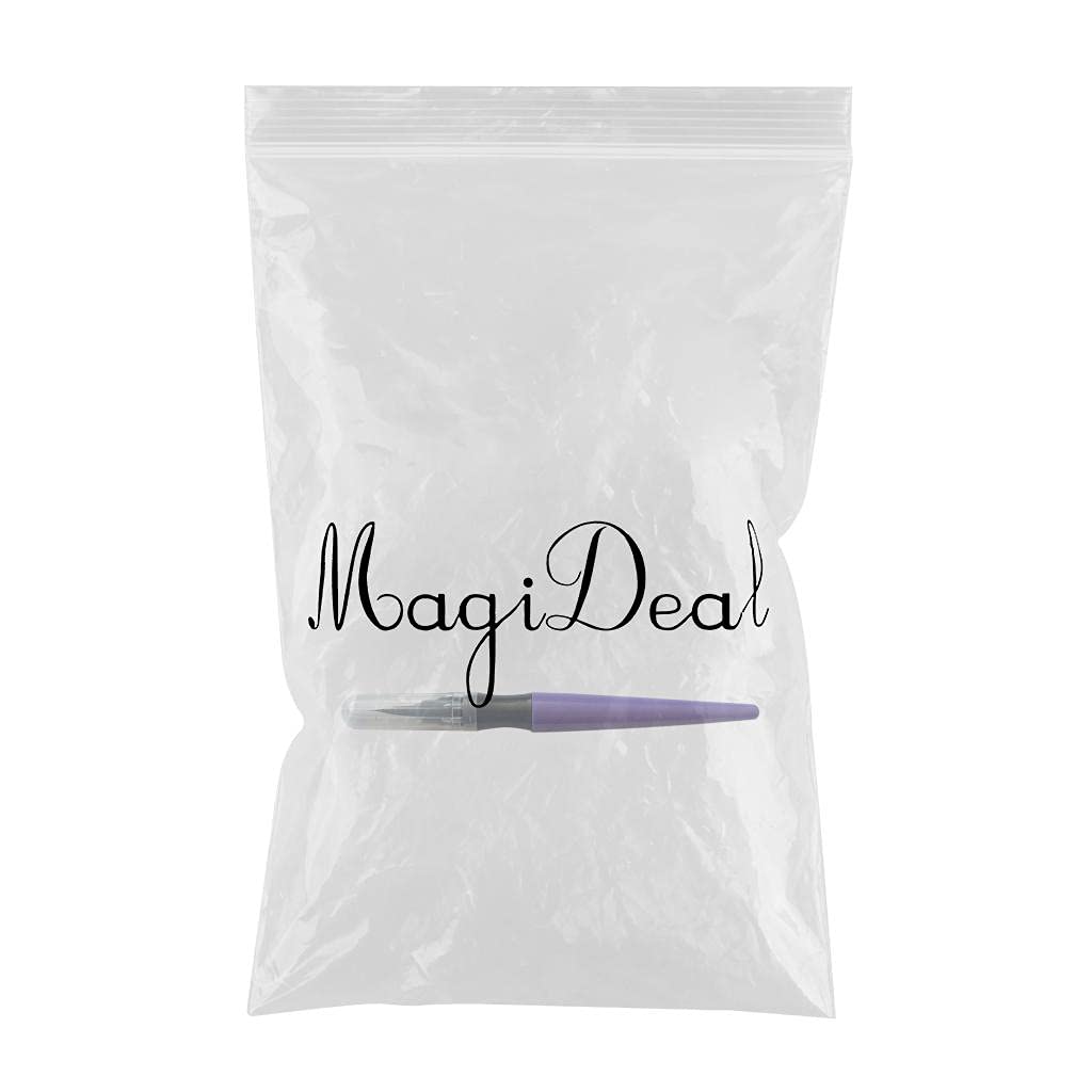 VMS INDIA Professional Face & Body Nail Art Paintbrush Set - Purple Synthetic Bristles for Makeup, Tattoo, Henna & Halloween Designs - Perfect for Artists, Salons & DIY Beauty Projects