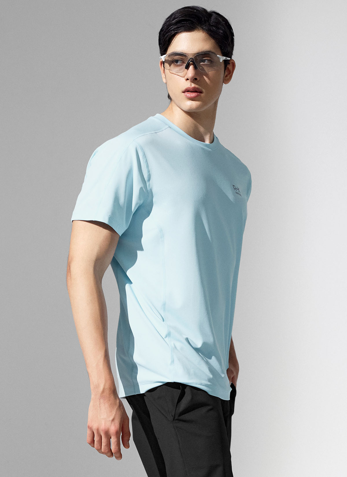 RX Aero Mesh Short Sleeve Men's Running Shirt - Lightweight Breathable Athletic Top for Jogging, Gym & Outdoor Sports