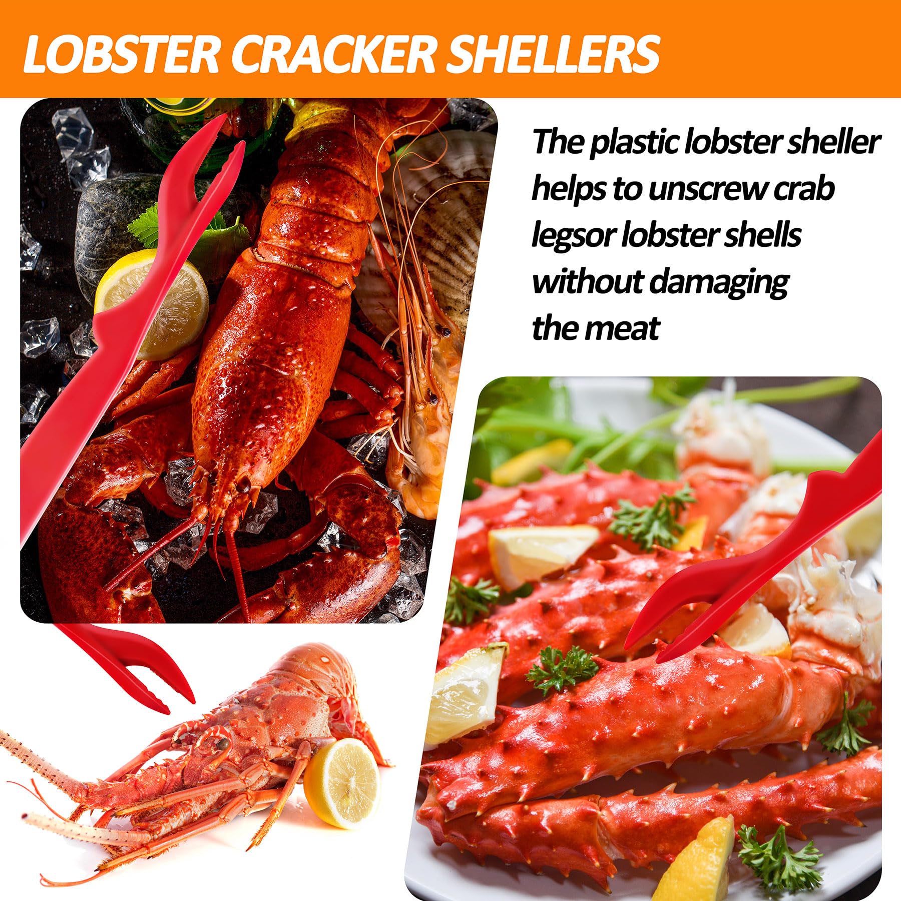 Premium 21-Piece Seafood Cracker & Tool Set - Crab Leg Crackers, Lobster Picks, Shell Scissors & Nut Crackers for Crab, Lobster & Shellfish | Perfect for Seafood Lovers, Dinner Parties & Beachside Feasts