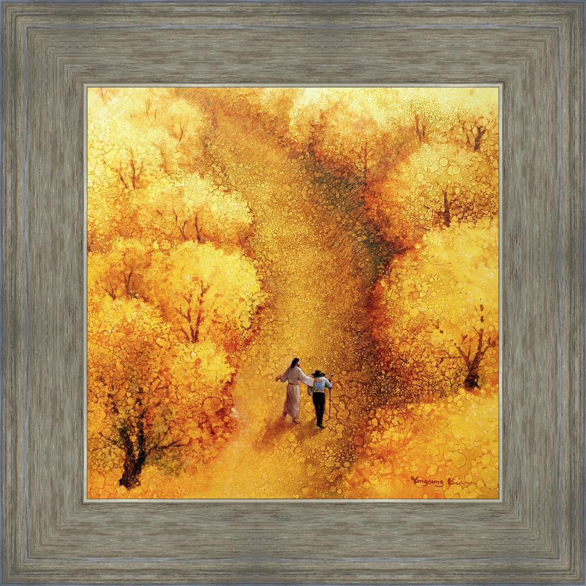 By Your Side - Heartwarming Art Print by Yongsung Kim | Christian Home Decor, Wall Art for Living Room & Bedroom | Perfect Gift for Weddings, Anniversaries & Housewarming