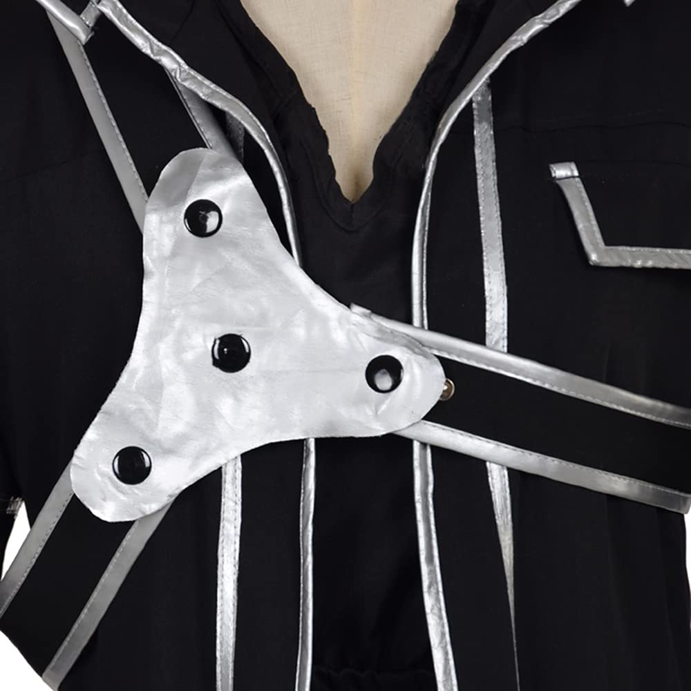 Halloween Anime Sword Art Online Kirito Cosplay Jacket - Perfect for Cosplay, Halloween Costumes & Anime Conventions