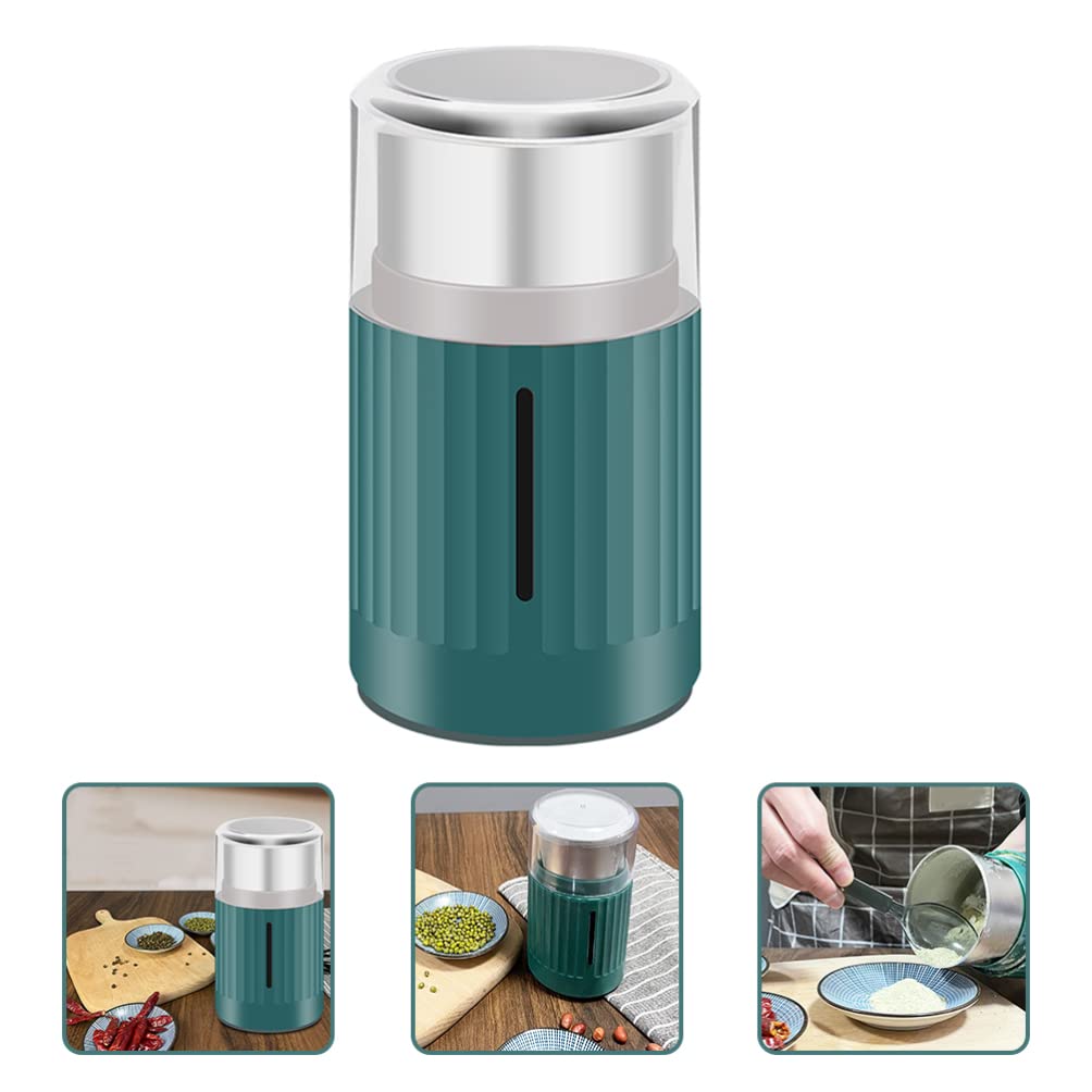 Premium Electric Coffee Grinder - Stainless Steel Blade, Portable & Quiet for Espresso, French Press, Drip - Perfect for Home, Office, Travel - 304 Stainless Steel Construction - Fast & Even Grinding for Fresh Coffee Every Morning