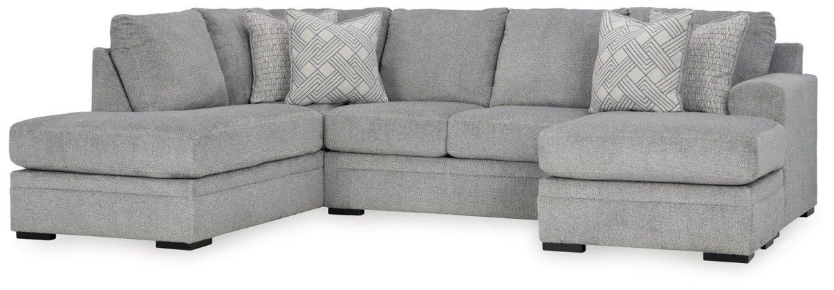 Casselbury 2-Piece Sectional Sofa with Left-Hand Facing Chaise Lounge - Modern Living Room Furniture for Small Spaces & Apartments