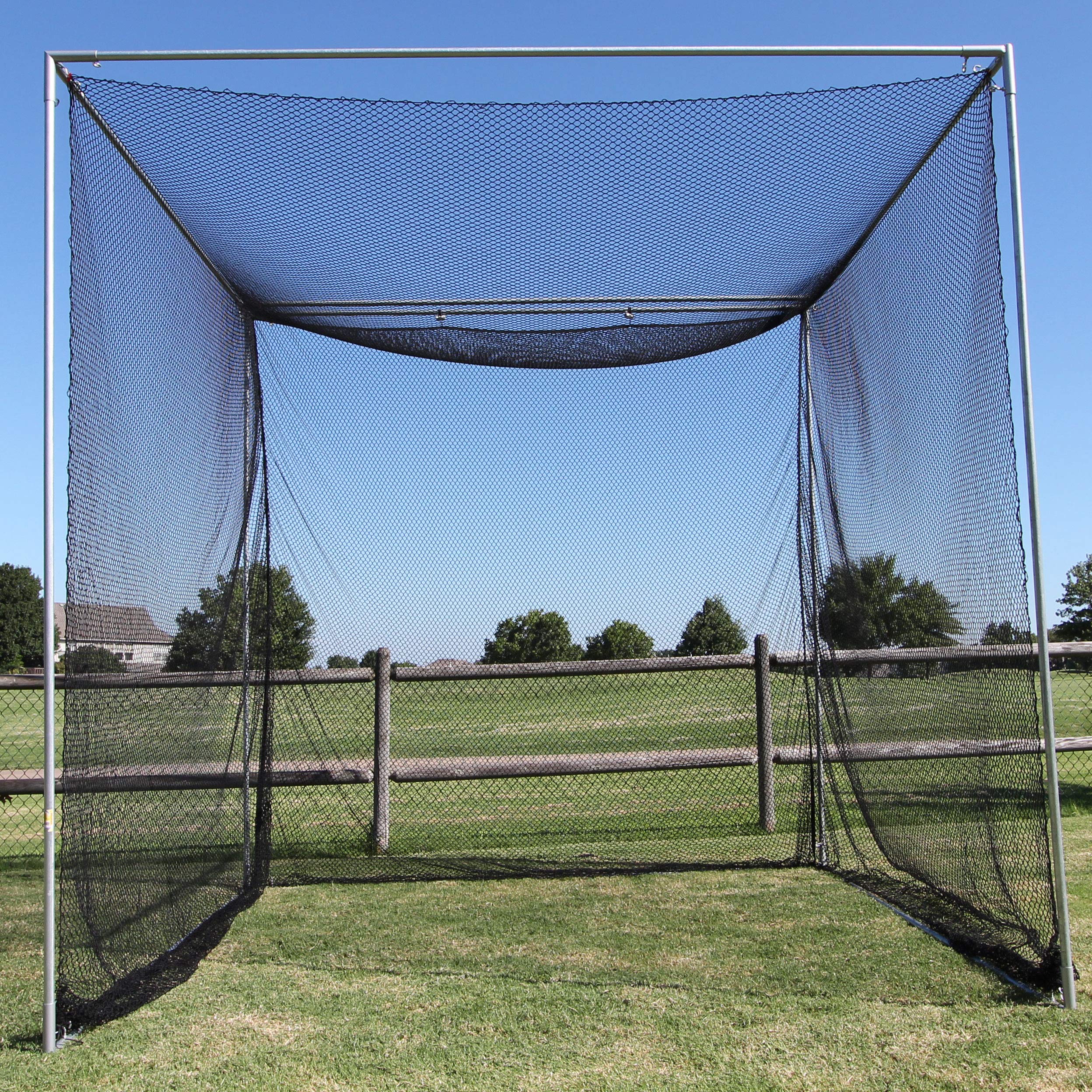 VANTA SPORTS 10x10x10 Golf Practice Hitting Net with Carry Bag - Portable Driving Range for Backyard, Indoor & Outdoor Training - Perfect for Golfers of All Levels