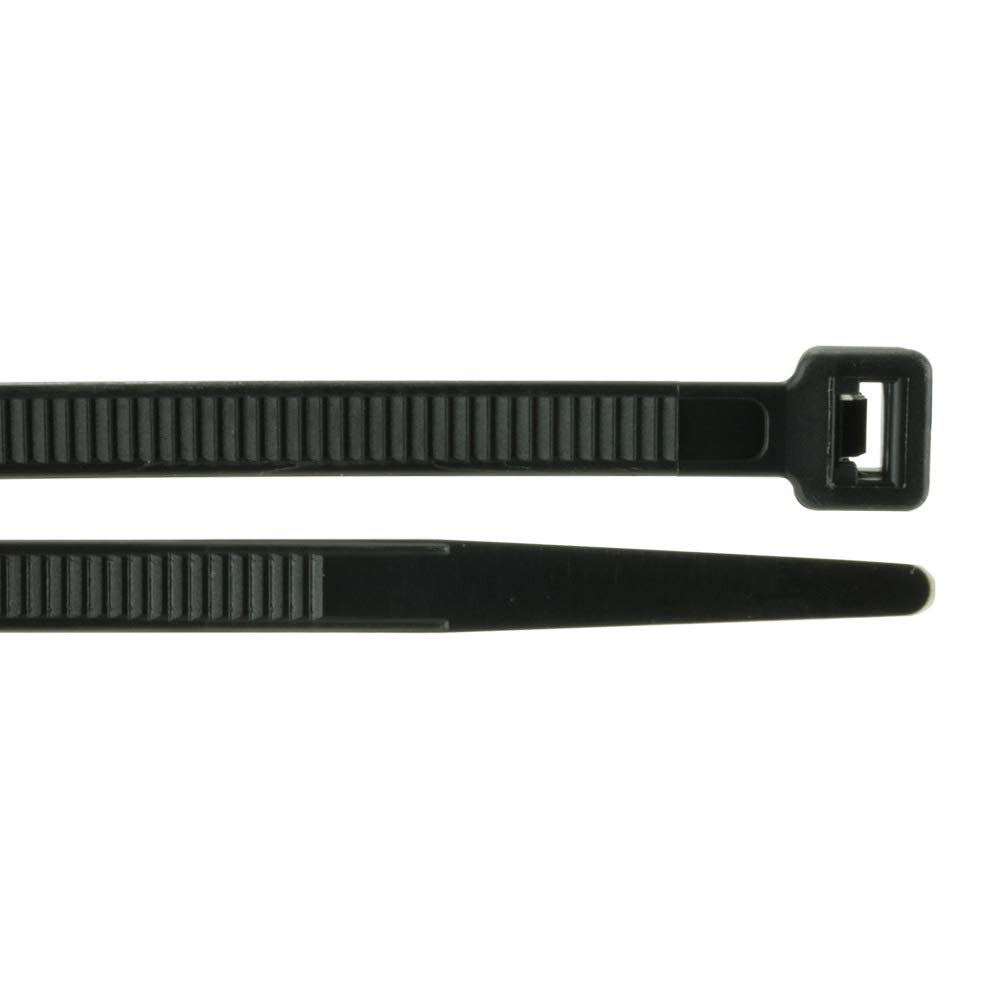 100 Pack 7-Inch Self-Locking Nylon Cable Ties - Heavy Duty Reusable Zip Ties for Organizing Wires, Cords & Bundles - Perfect for Home, Office, Garage & DIY Projects