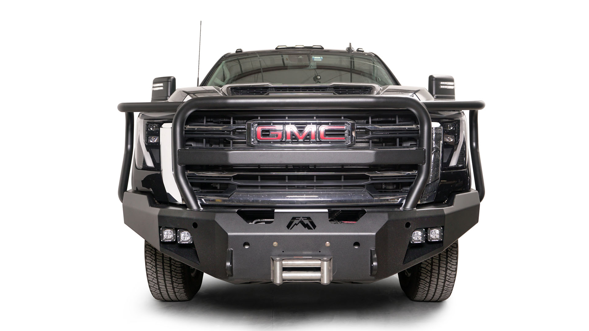 2024 GMC 2500/3500 Heavy Duty Winch Bumper - Premium Off-Road Front Bumper for Truck Protection & Recovery | Perfect for Off-Roading, Towing & Adventure Vehicles