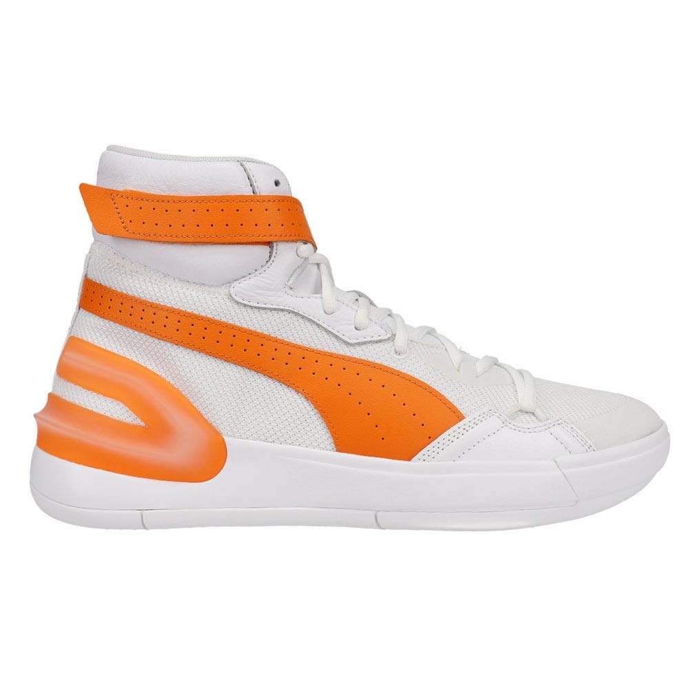 PUMA Men's Sky Modern The Trevor Project Basketball Sneakers - White High-Top Shoes for Casual Wear & Street Style