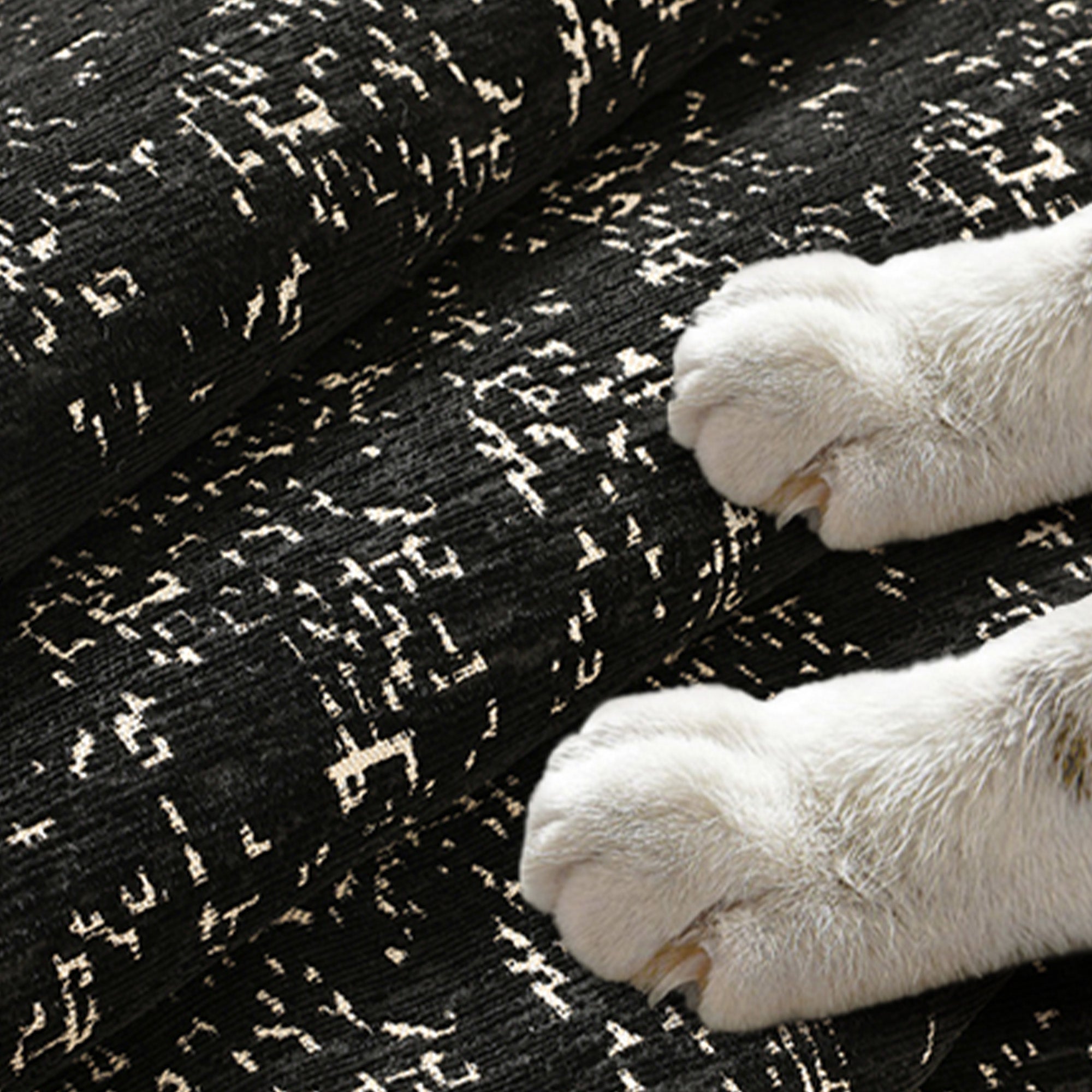 Midnight Speckle Sofa Cover - Stretchable Couch Slipcover for 3-Seater Couches, Water & Pet Resistant Furniture Protector - Perfect for Living Room, Family Room & Home Decor