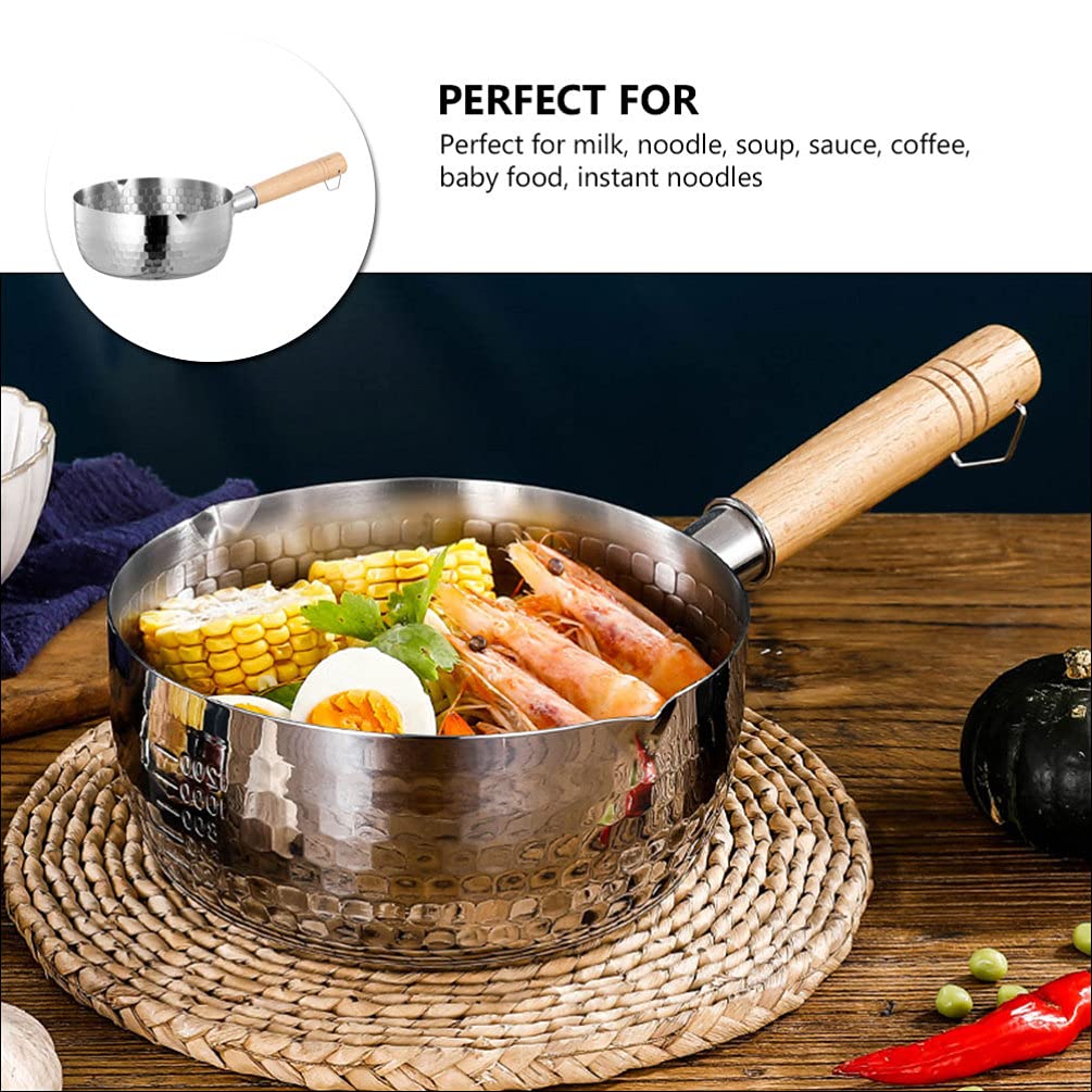 DOITOOL Nonstick Noodle Cooker Pot - Egg Frying Pan, Ramen Pot & Milk Boiling Pot for Camping, Kitchen & Outdoor Cooking | Perfect for Camping Trips, Dorm Cooking & Quick Meals