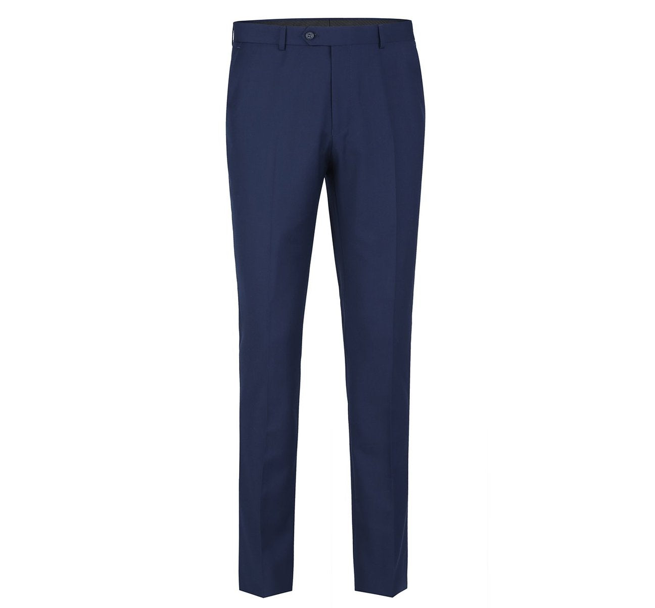 Alessandro Vitello by Renoir 2-Piece Slim Fit Notch Lapel Solid Suit for Men | Business Formal & Wedding Attire | Premium Italian Wool Blazer & Dress Pants Set