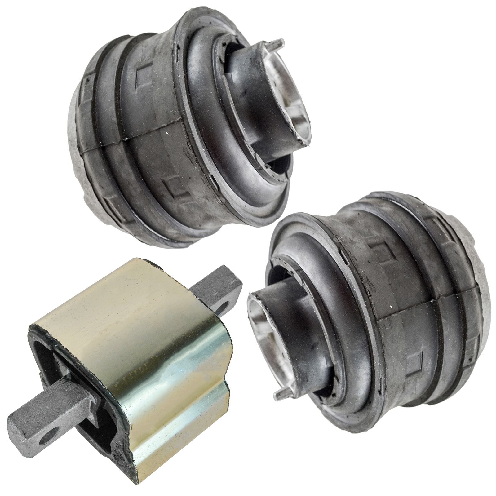 Hydraulic Engine & Transmission Mount 3-Piece Set for Mercedes Benz - Replacement Parts for Smooth Ride & Reduced Vibration - Perfect for W210, W211, W220 Models - DIY Car Repair & Maintenance Accessories