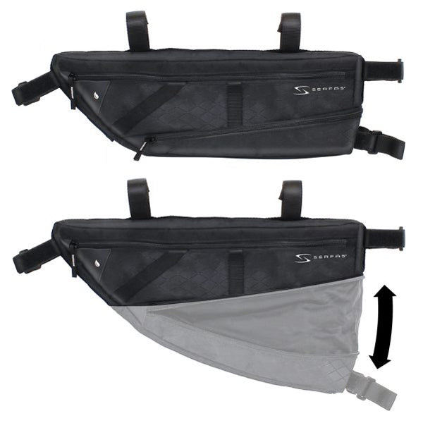Ark Expandable Half Frame Bag - Waterproof Bike Frame Bag for Cycling, Hiking & Commuting | Compact Storage for Phone, Keys & Essentials