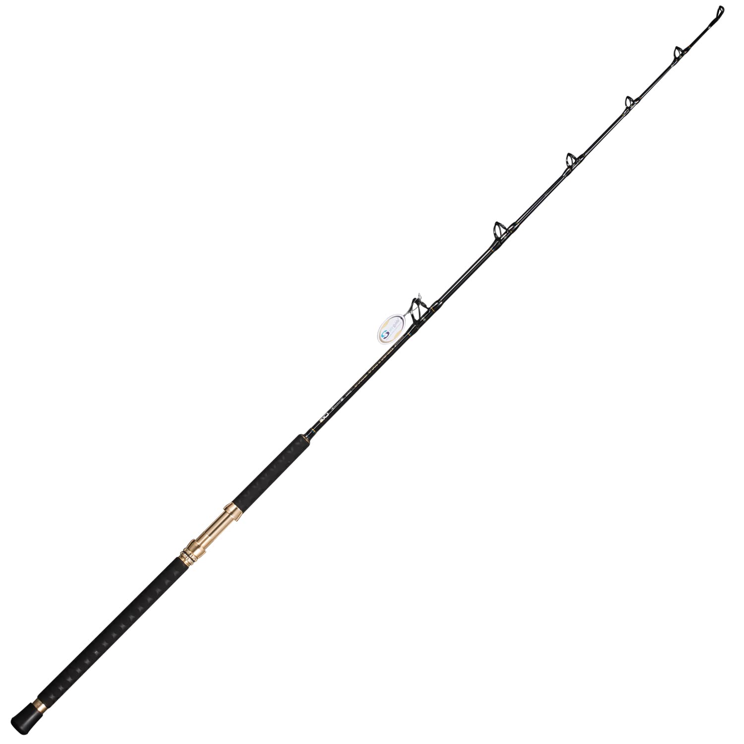 BERRYPRO Bent & Straight Butt Trolling Rod - Heavy Duty Saltwater Offshore Fishing Pole for Big Game - Conventional Boat Fishing Rod with Roller Guides - Perfect for Deep Sea Fishing & Sportfishing Adventures