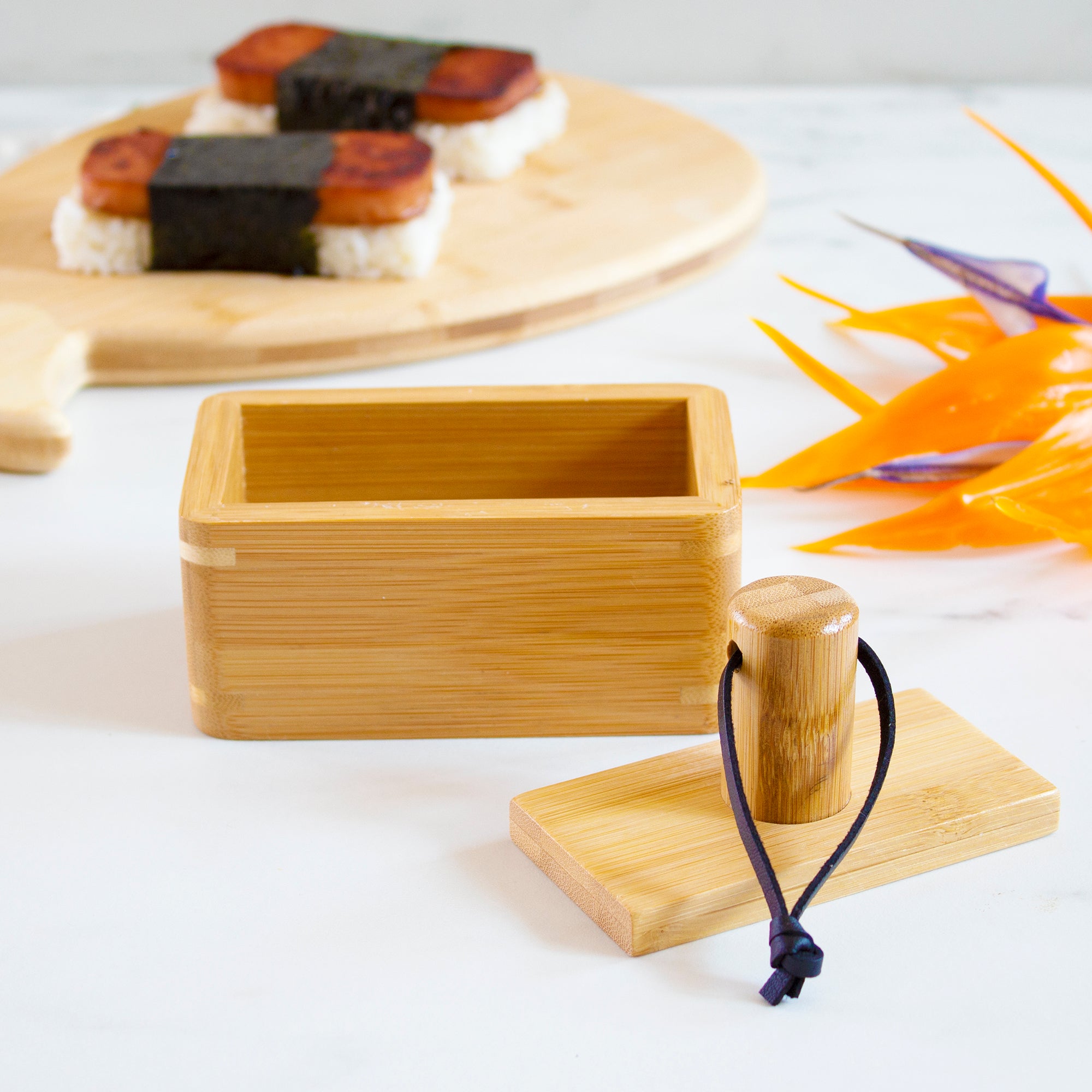 Original Sushi Musubi Maker - Easy DIY Sushi Press Mold for Onigiri, Spam Musubi & Rice Balls - Perfect for Home Cooking, Meal Prep & Japanese Bento Box Lunches