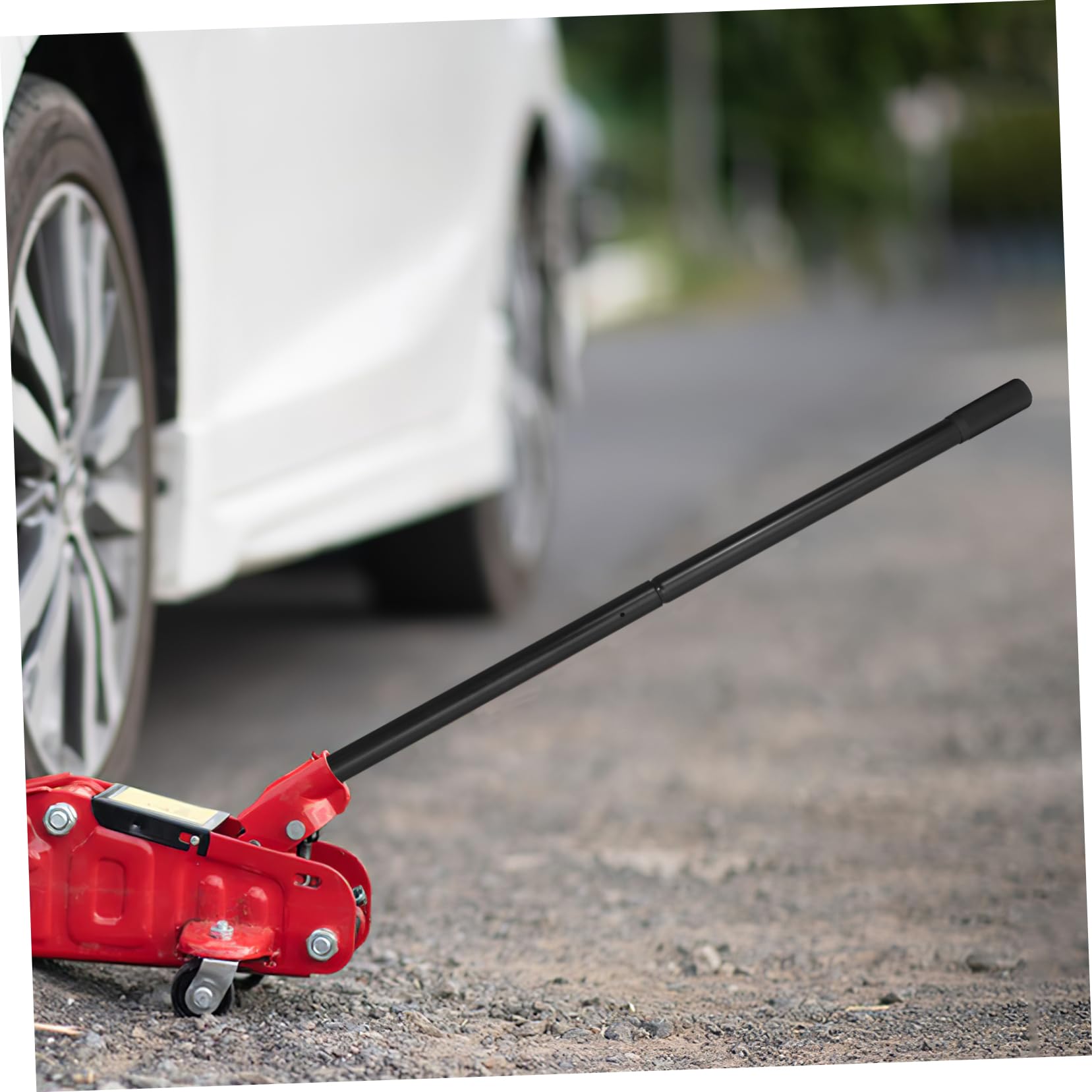 2.5 Ton Floor Jack & 3 Ton Jack Pole - Heavy Duty Car Lift for Garage, Auto Repair