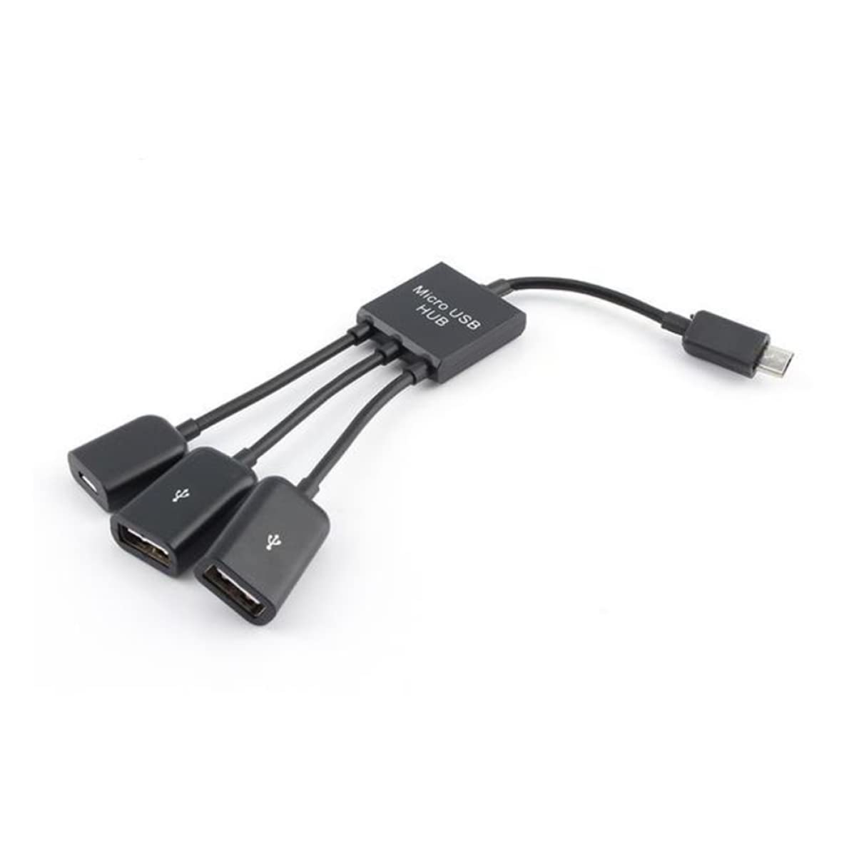 Gatuida 2-Pack 3-in-1 Micro USB OTG Adapter Cable - Male to Female USB 2.0 Host Connector for Smartphones, Tablets & More - No External Power Needed - Perfect for Data Transfer, Charging & Device Connectivity