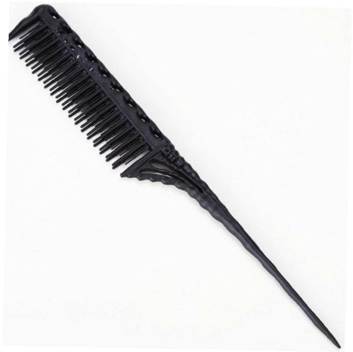 Zonster 3-Row Teeth Detangling Brush - Professional Hair Comb for Volume & Styling, Rat Tail Comb for Backcombing & Hairdressing - Perfect for Salon, Home Use & Travel