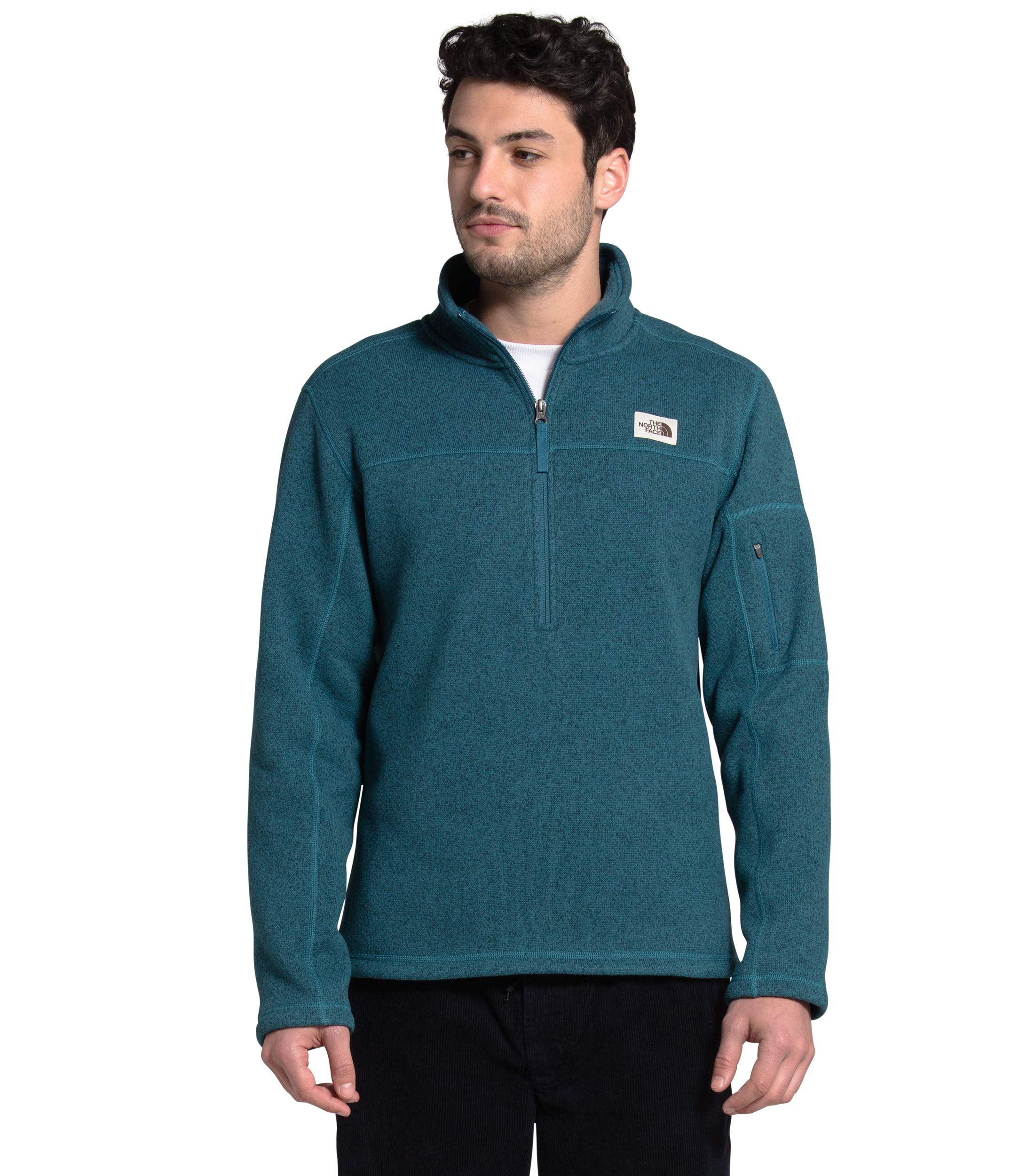 The North Face Men's Gordon Lyons Quarter Zip Fleece Pullover - Lightweight, Breathable & Warm for Hiking, Camping & Outdoor Activities