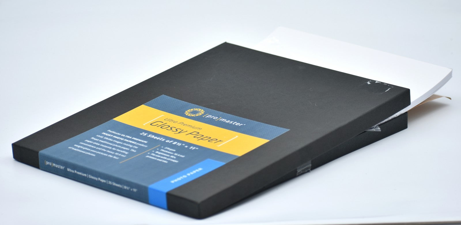 Premium ProMaster Glossy Inkjet Photo Paper 8.5x11 Inches - 24 Sheets for High-Quality Photo Printing | Perfect for Home, Office & Professional Photography