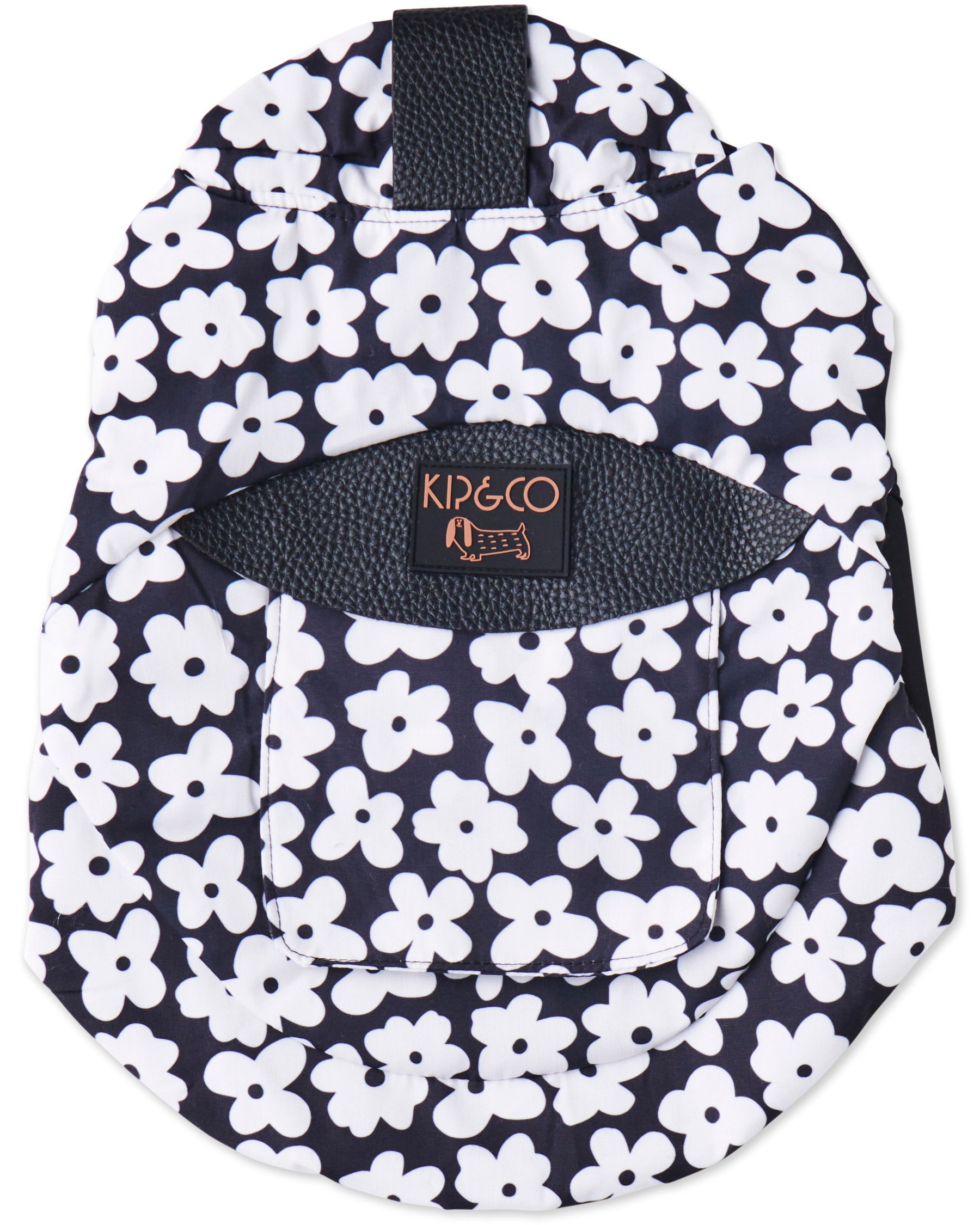 Waterproof Flower Print Dog Jacket - Cute & Stylish Pet Coat for Small to Medium Dogs - Perfect for Outdoor Walks, Park Visits, and Photo Shoots