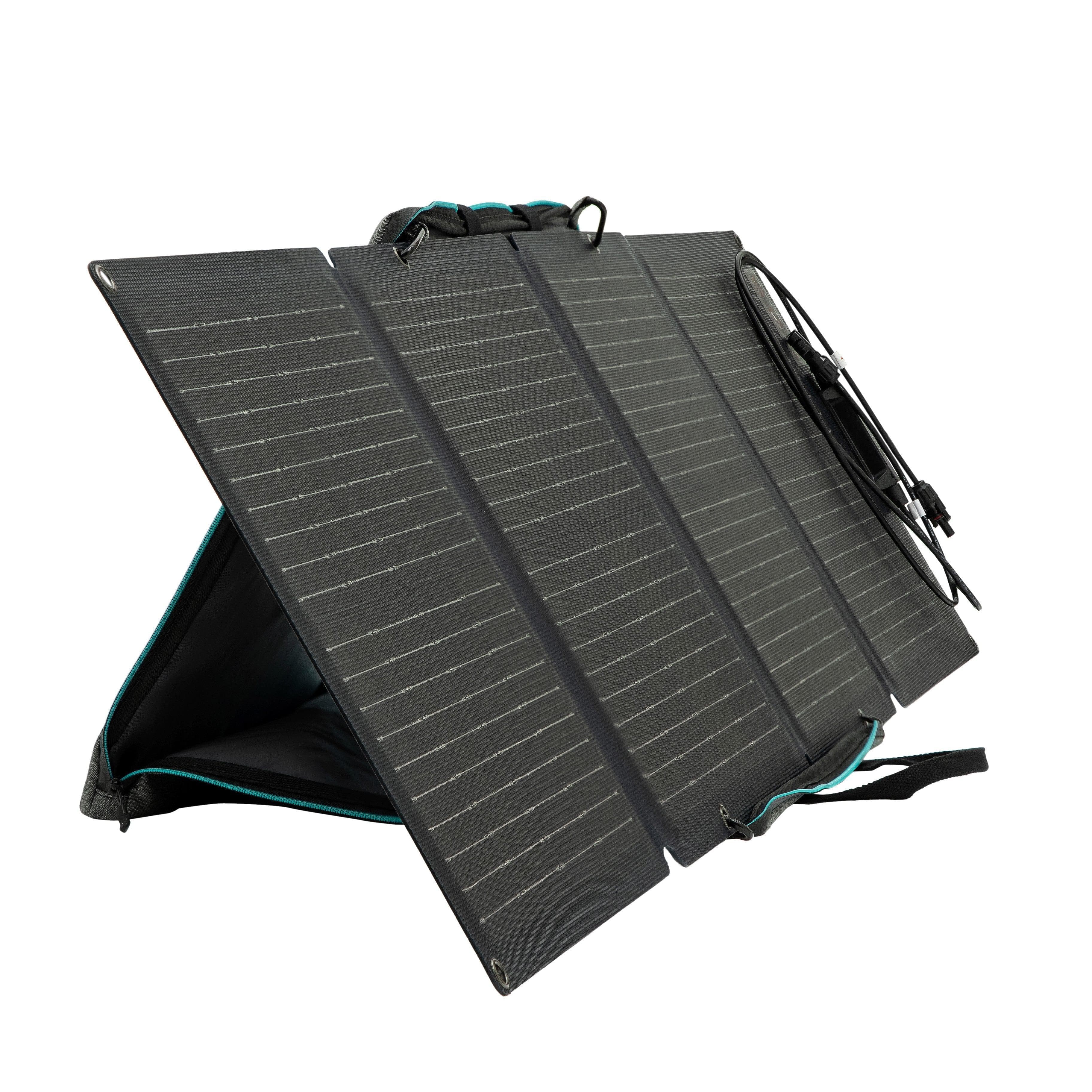 EcoFlow 110W Portable Solar Panel for Power Stations - Lightweight Foldable Solar Charger for Camping, RV, Off-Grid & Emergency Power Backup