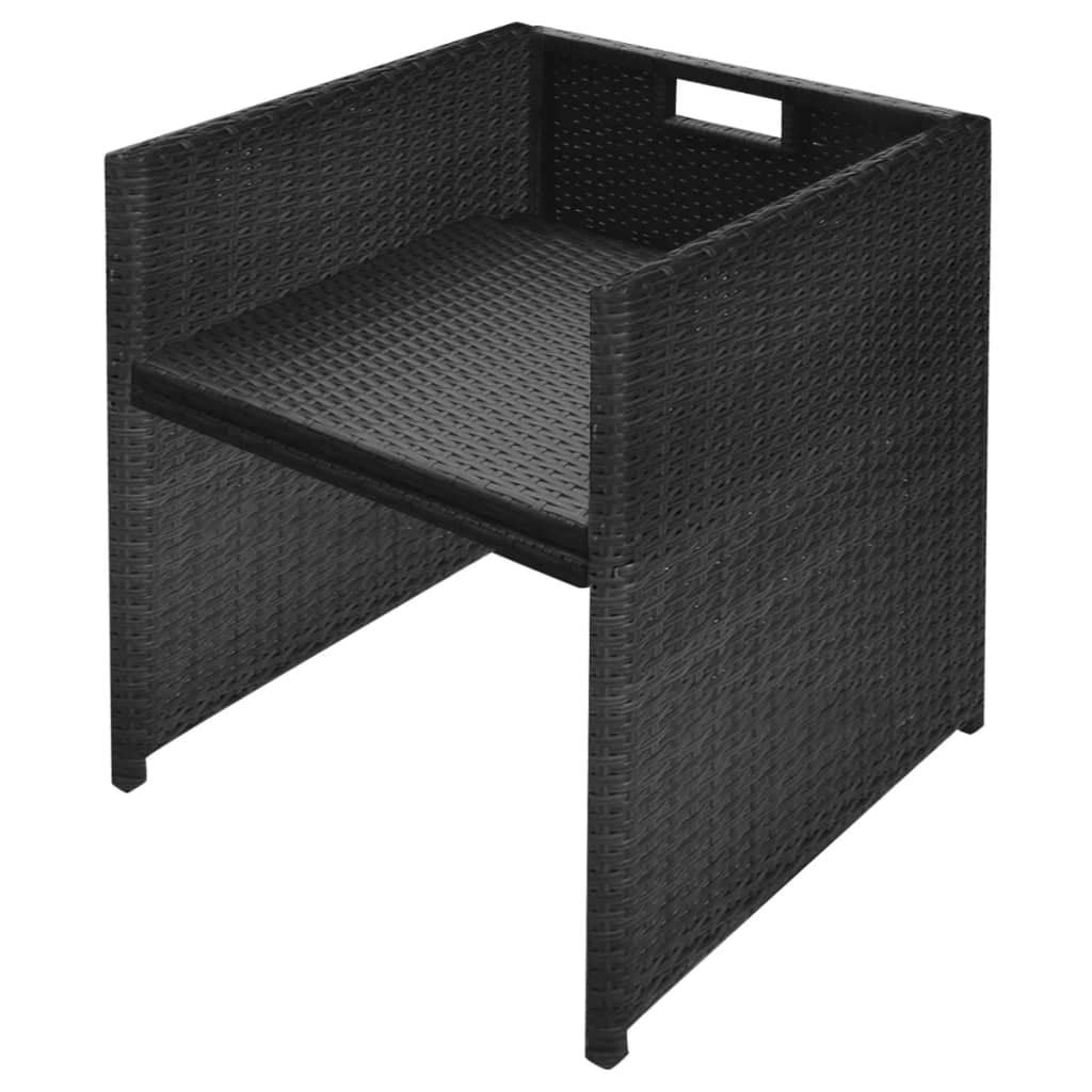 13-Piece Outdoor Dining Set with Large Rectangle Glass Table & Rattan Chairs - Steel Frame Patio Furniture for Backyard, Garden, Poolside or Deck - Perfect for Al Fresco Dining and Outdoor Entertaining