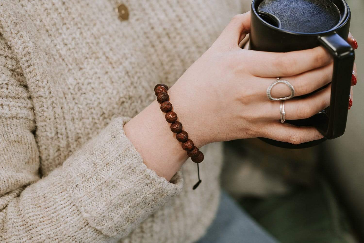 Handmade Antique Bodhi Seed Compassion Mala Bracelet - Buddhist Prayer Beads for Meditation, Yoga & Spiritual Healing